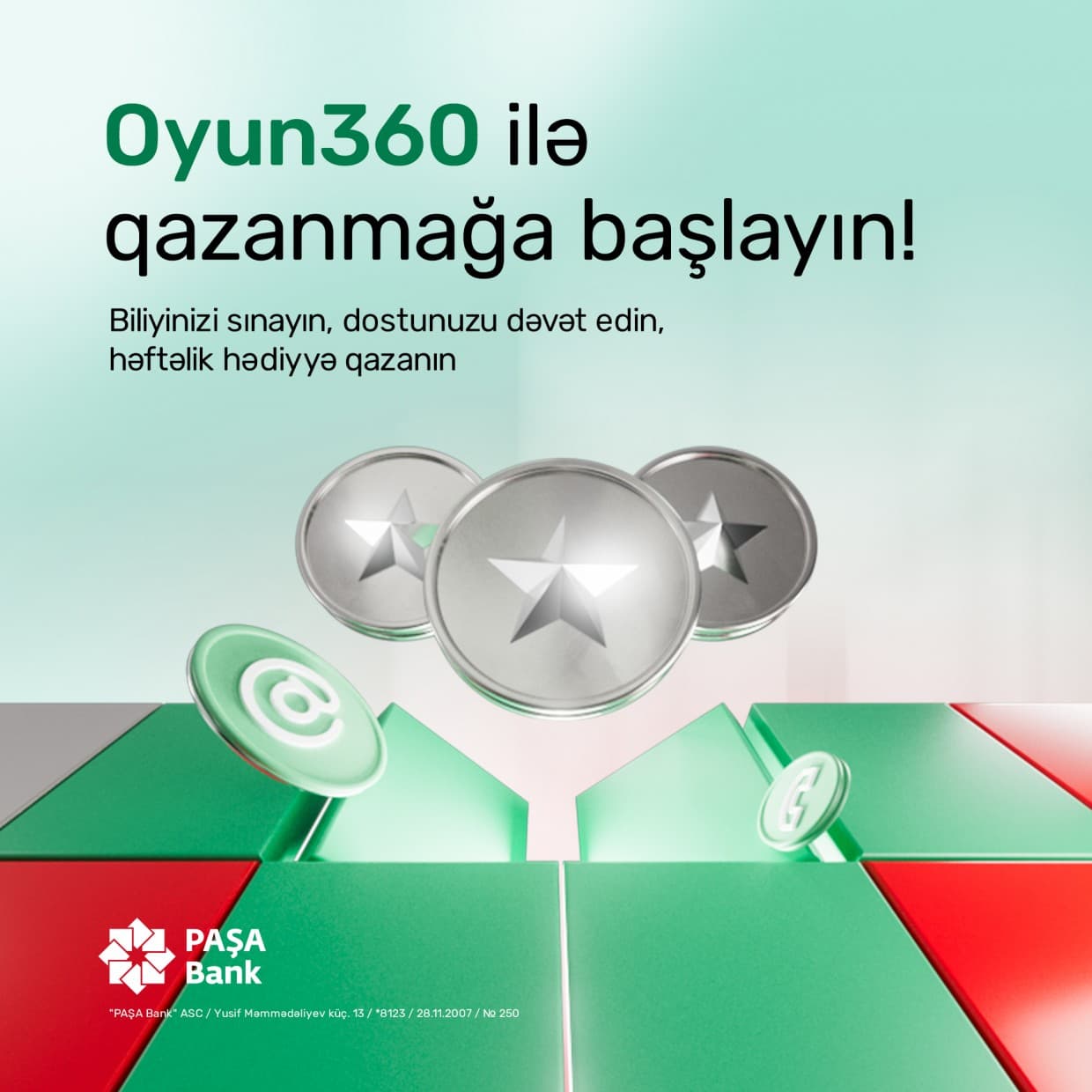PAŞA Bank “Oyun 360” məhsulunu istifadəyə verdi - Şəkil 1