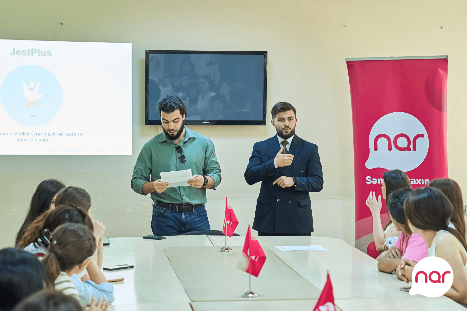 “Nar” “JestPlus” tətbiqi üzrə maarifləndirici görüş keçirdi - Şəkil 1