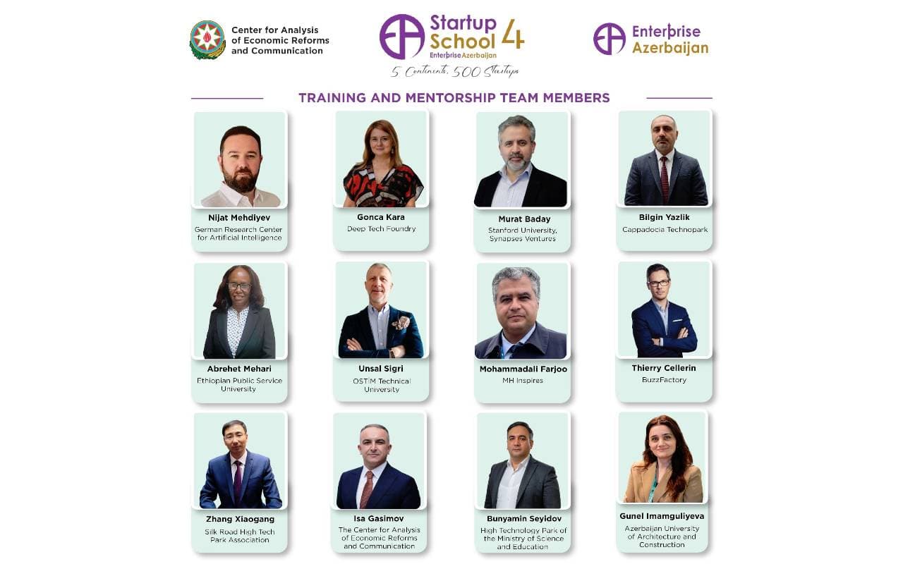 “Startup School 4” layihəsi üçün beynəlxalq mentor heyəti elan olunub