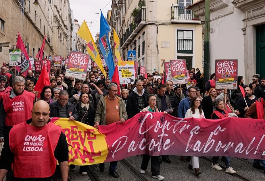 Portuqaliyada ümumxalq tətili keçiriləcək Portuqaliyada ümumxalq tətili keçiriləcək
