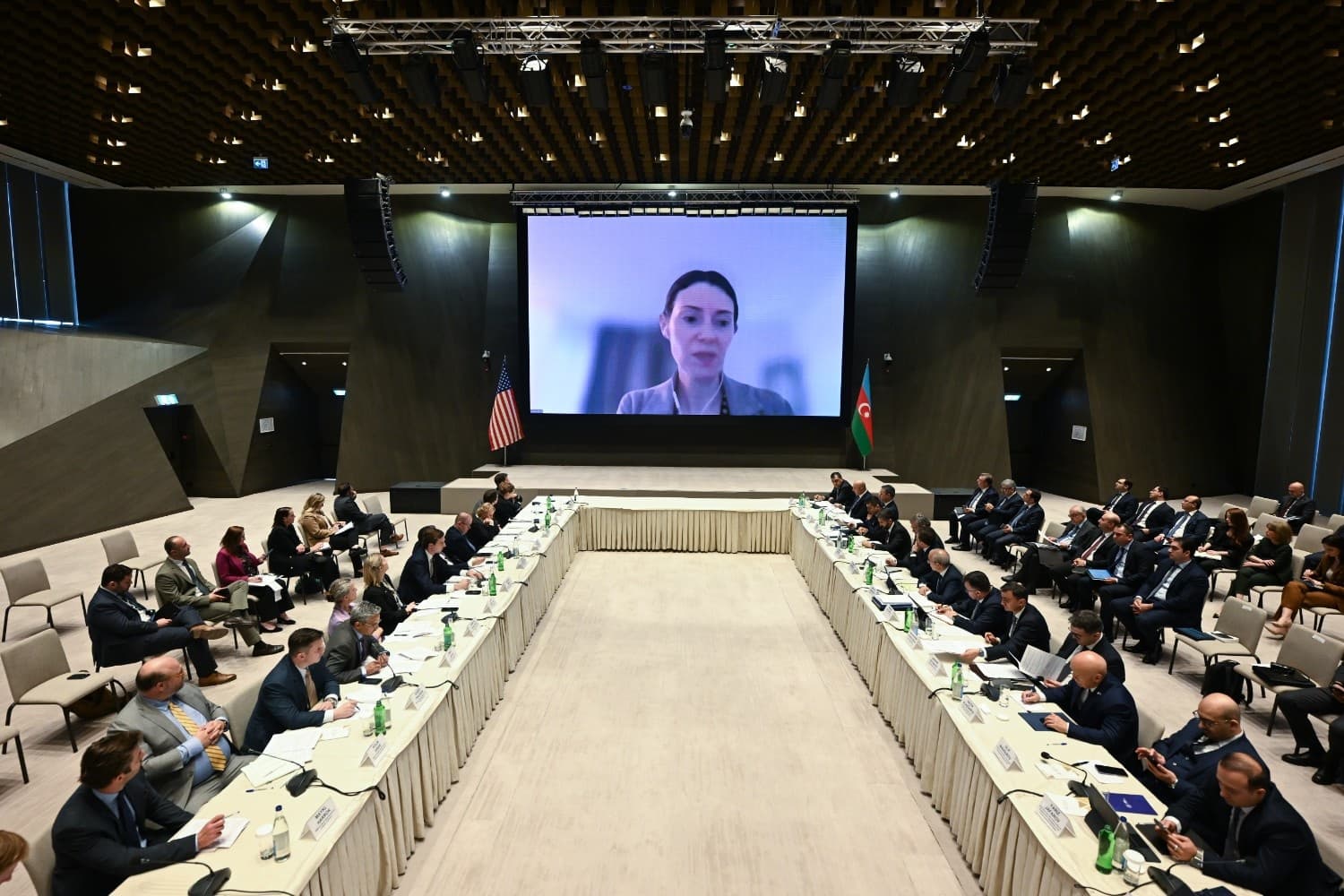 Azərbaycan-ABŞ İqtisadi Dialoqunun ilk iclası keçirilib - Şəkil 19