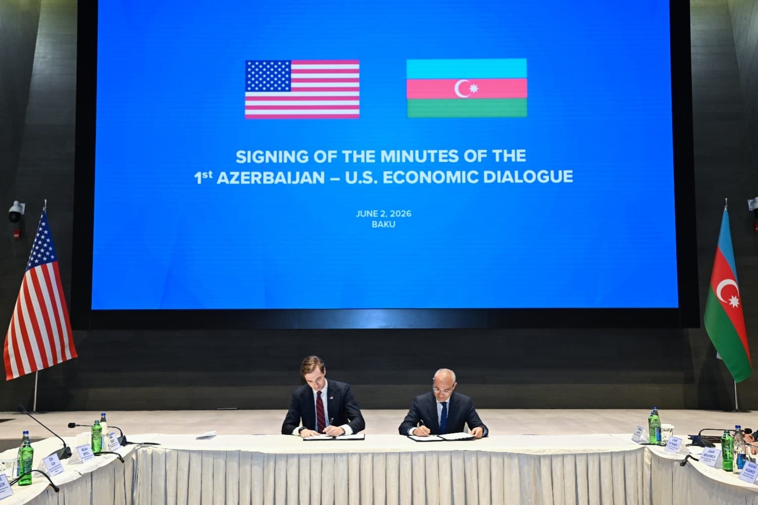 Azərbaycan-ABŞ İqtisadi Dialoqunun ilk iclası keçirilib - Şəkil 23