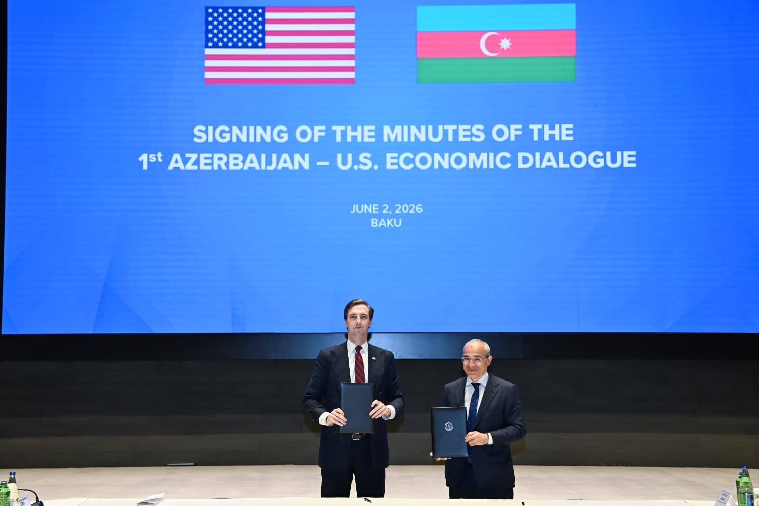 Azərbaycan-ABŞ İqtisadi Dialoqunun ilk iclası keçirilib - Şəkil 24