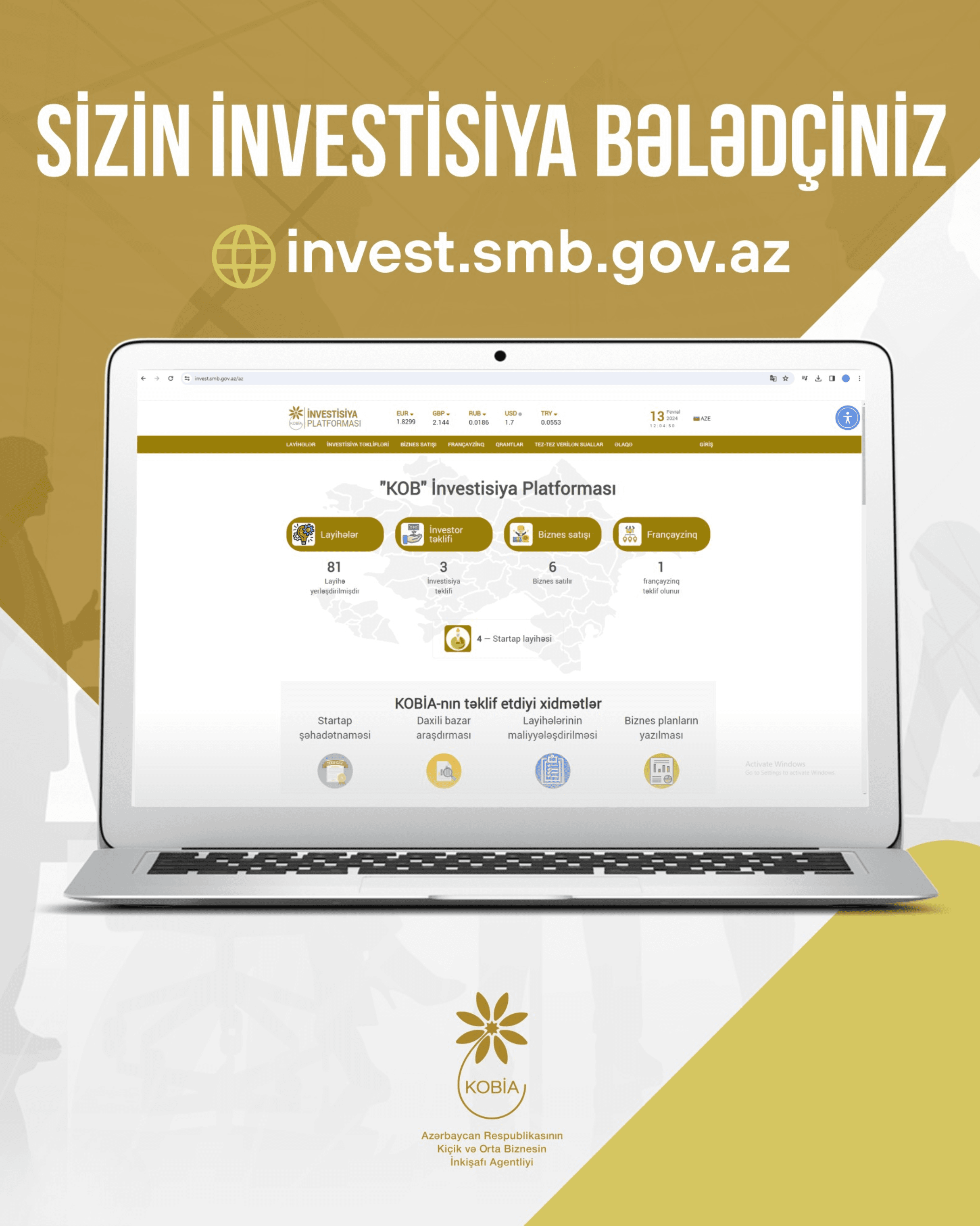 İnvestisiya Portalında 147 biznes layihəsi investor gözləyir — 2