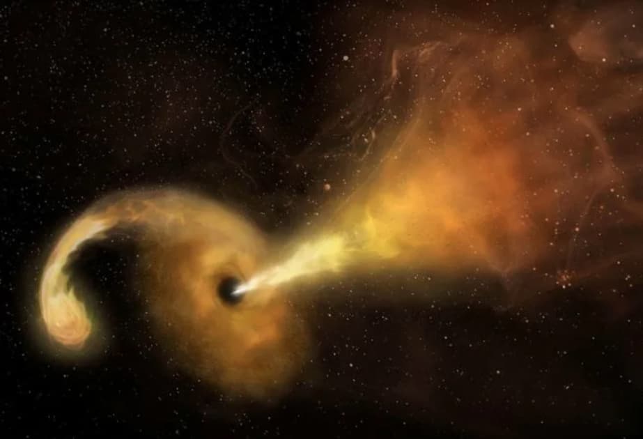 Astronomlar qalaktikamızın mərkəzindəki qara dəlikdən gələn küləyi aşkarlayıblar