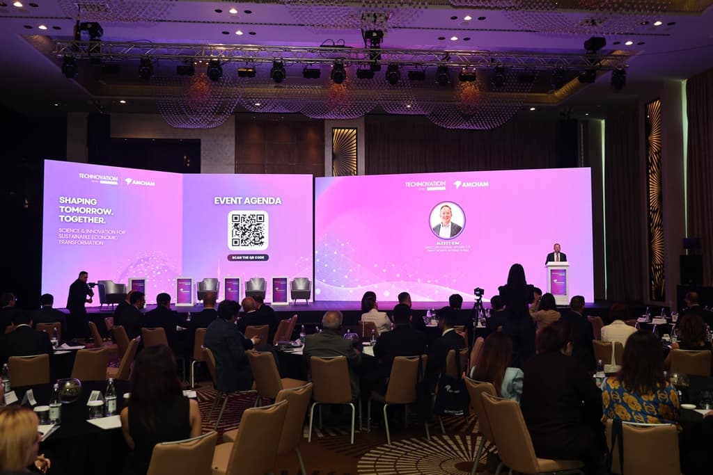 AmCham Azərbaycan “Dayanıqlılıq və Enerji Transformasiyası” mövzusunda “Technovation by PMI” Forumuna həmtəşkilatçılıq edib - Şəkil 18