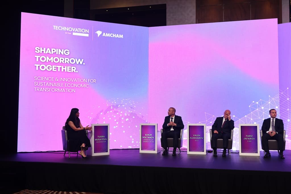 AmCham Azərbaycan “Dayanıqlılıq və Enerji Transformasiyası” mövzusunda “Technovation by PMI” Forumuna həmtəşkilatçılıq edib - Şəkil 22