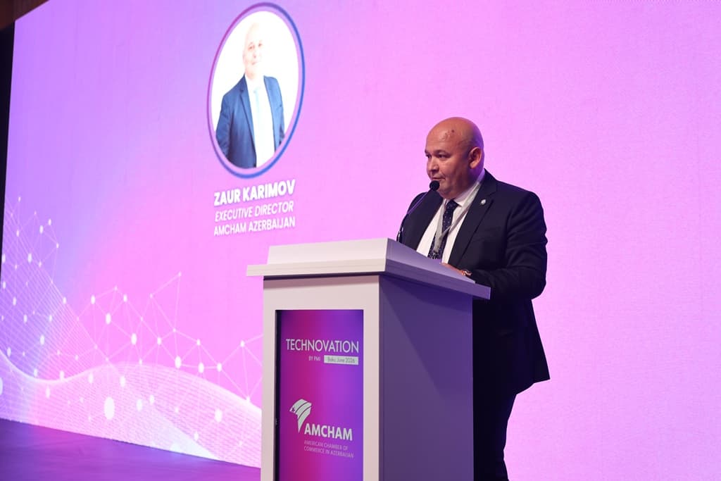 AmCham Azərbaycan “Dayanıqlılıq və Enerji Transformasiyası” mövzusunda “Technovation by PMI” Forumuna həmtəşkilatçılıq edib - Şəkil 35