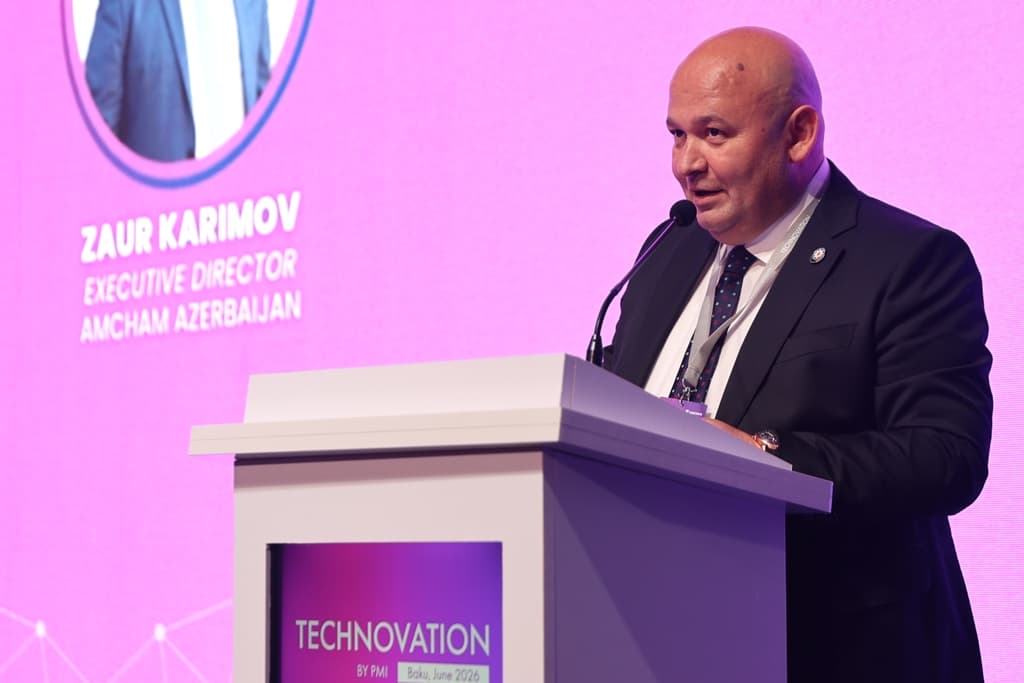 AmCham Azərbaycan “Dayanıqlılıq və Enerji Transformasiyası” mövzusunda “Technovation by PMI” Forumuna həmtəşkilatçılıq edib - Şəkil 36
