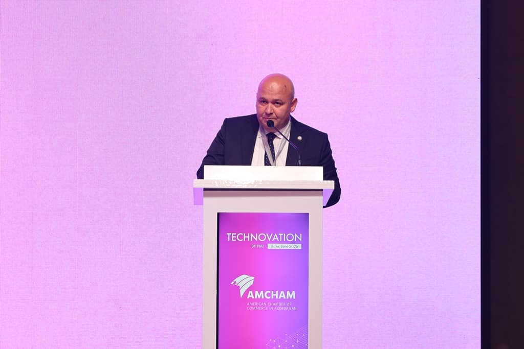 AmCham Azərbaycan “Dayanıqlılıq və Enerji Transformasiyası” mövzusunda “Technovation by PMI” Forumuna həmtəşkilatçılıq edib - Şəkil 37