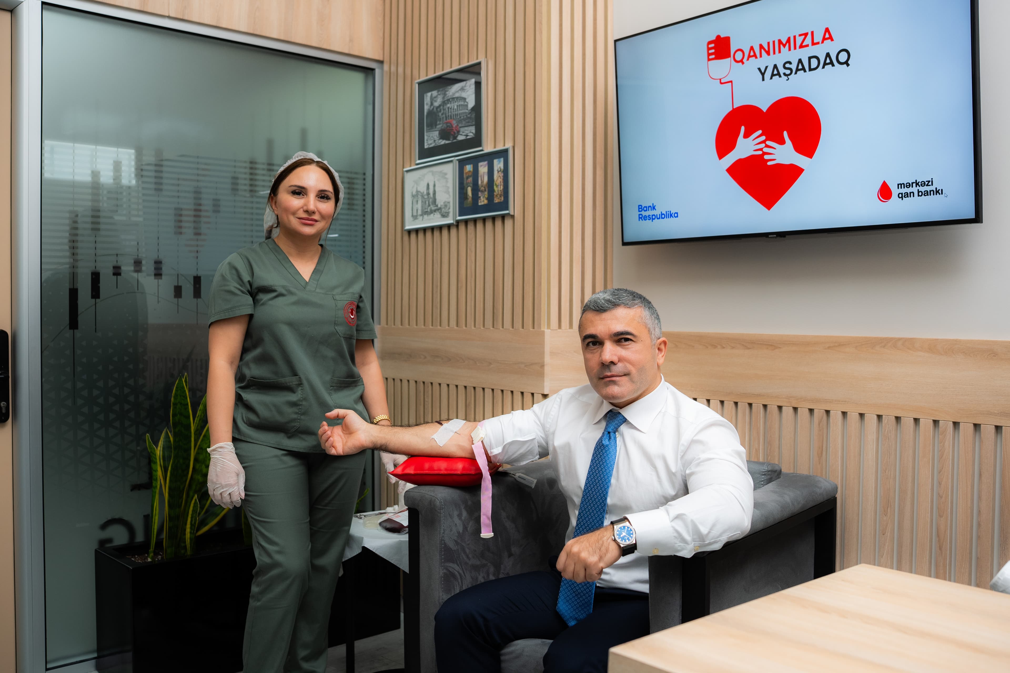 Bank Respublika “Ümumdünya Qan Donoru Günü” ərəfəsində ənənəvi qanvermə aksiyası keçirib — 2