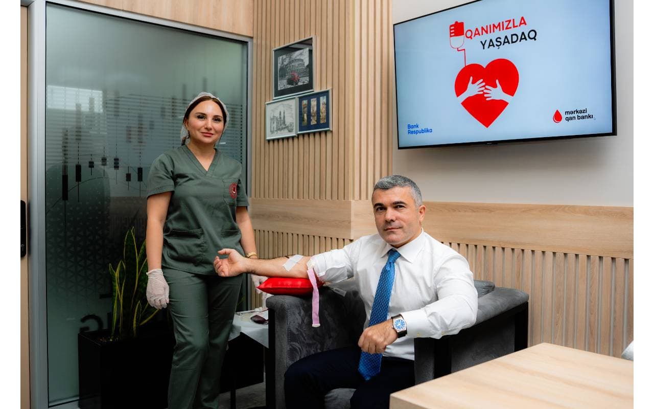 Bank Respublika “Ümumdünya Qan Donoru Günü” ərəfəsində ənənəvi qanvermə aksiyası keçirib