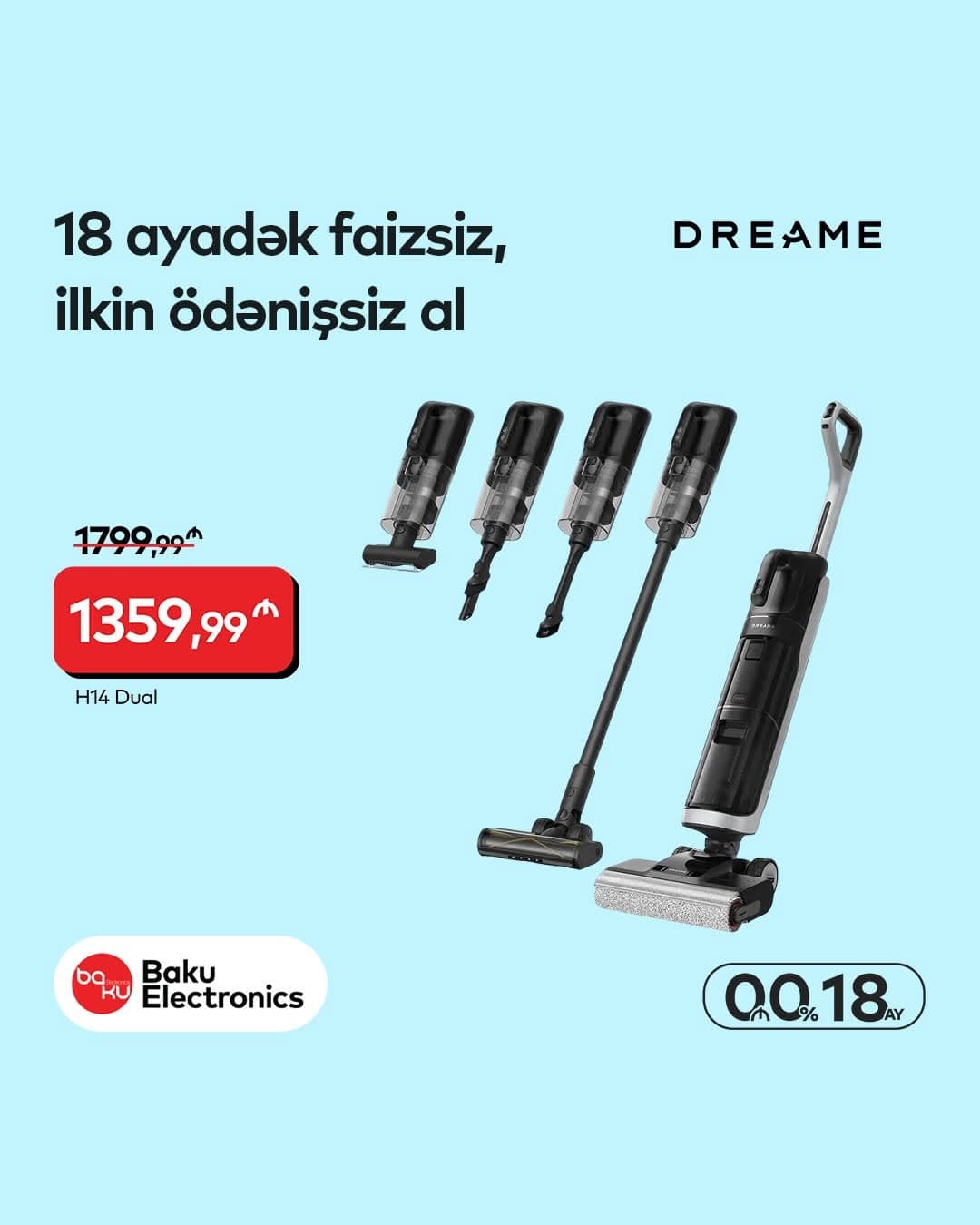 Baku Electronics-dən Dreame məhsullarına xüsusi yay kampaniyası — 13