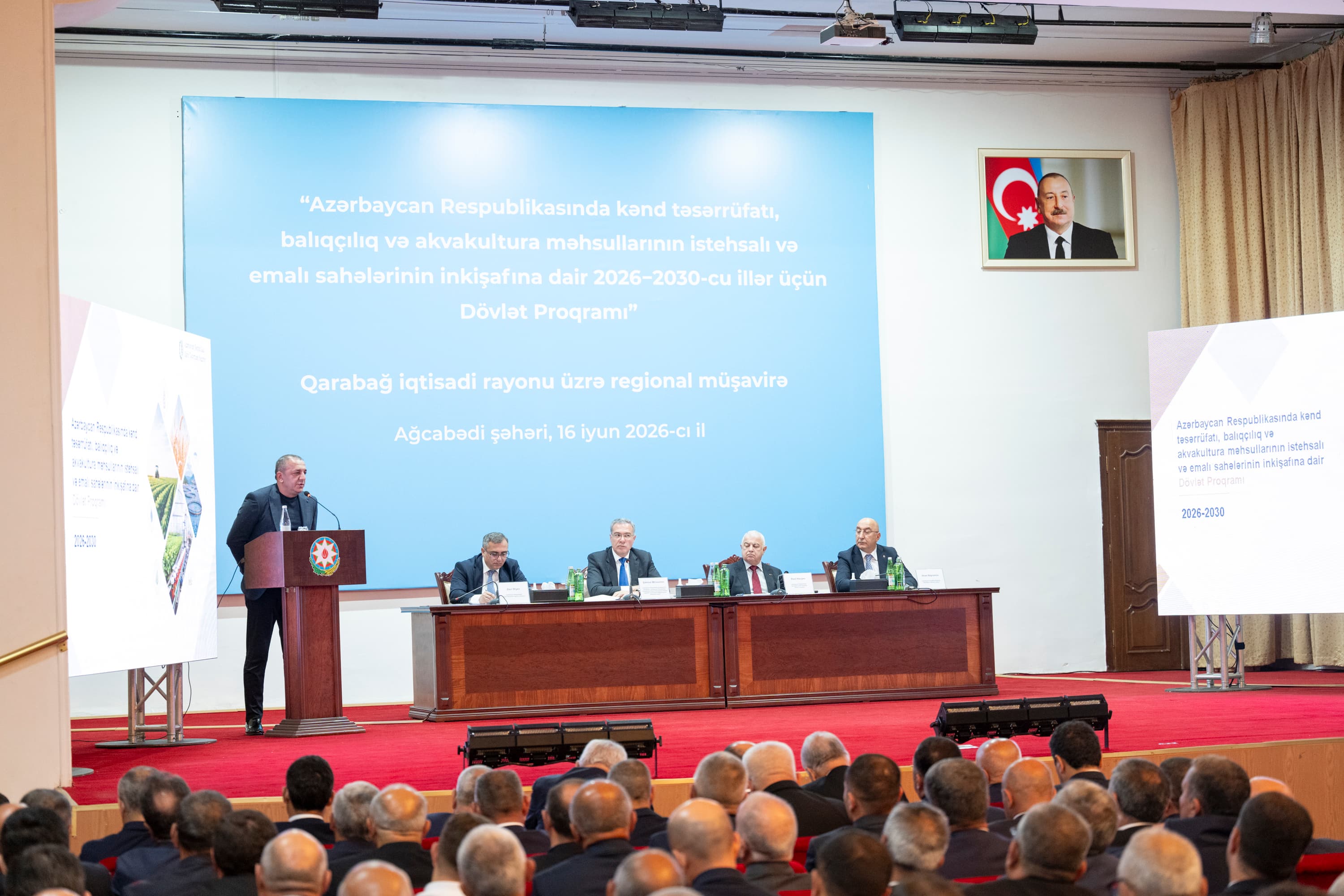Ağcabədidə aqrar sahədə yeni Dövlət Proqramının müzakirəsi ilə bağlı regional müşavirə keçirilib — 13