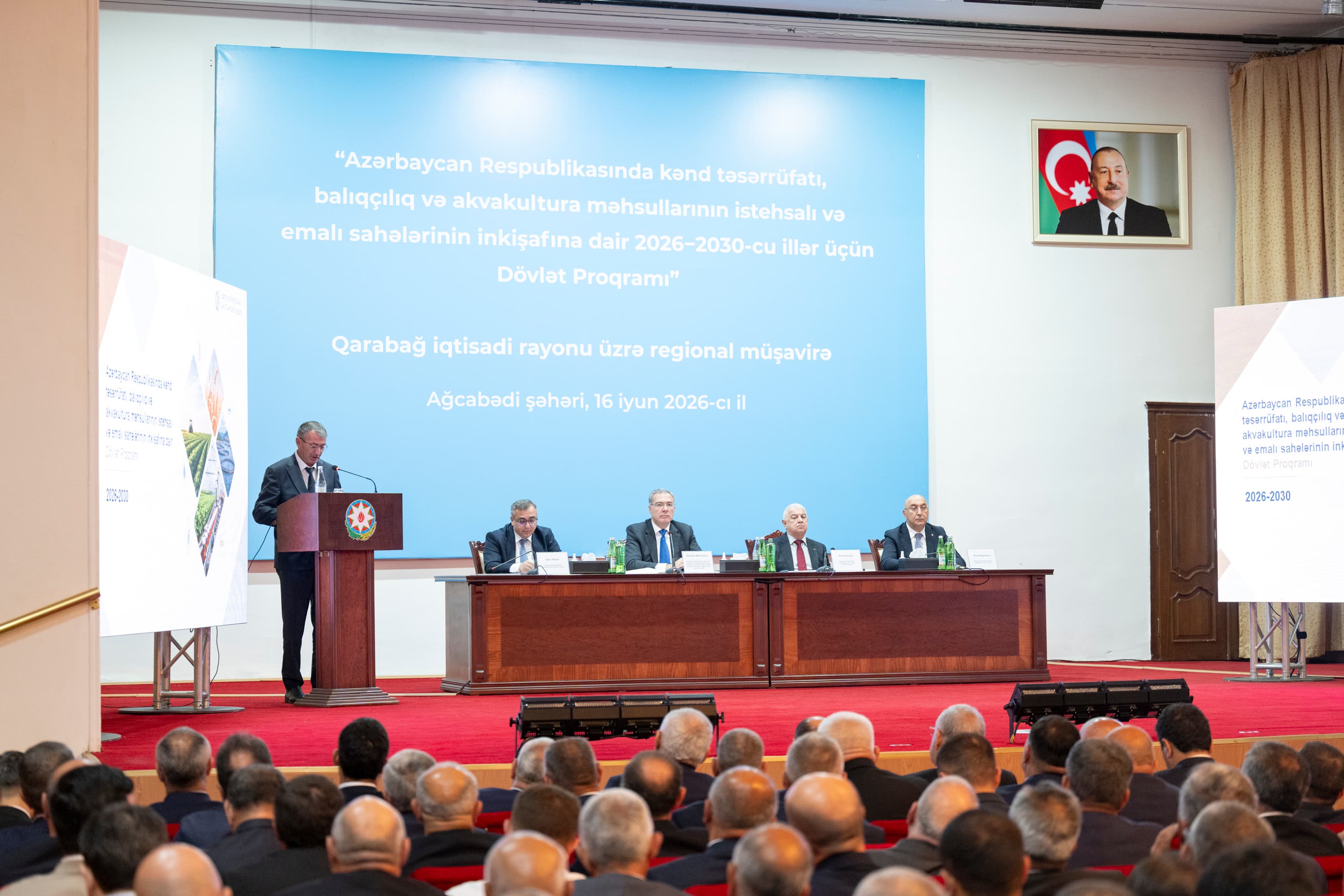 Ağcabədidə aqrar sahədə yeni Dövlət Proqramının müzakirəsi ilə bağlı regional müşavirə keçirilib — 14