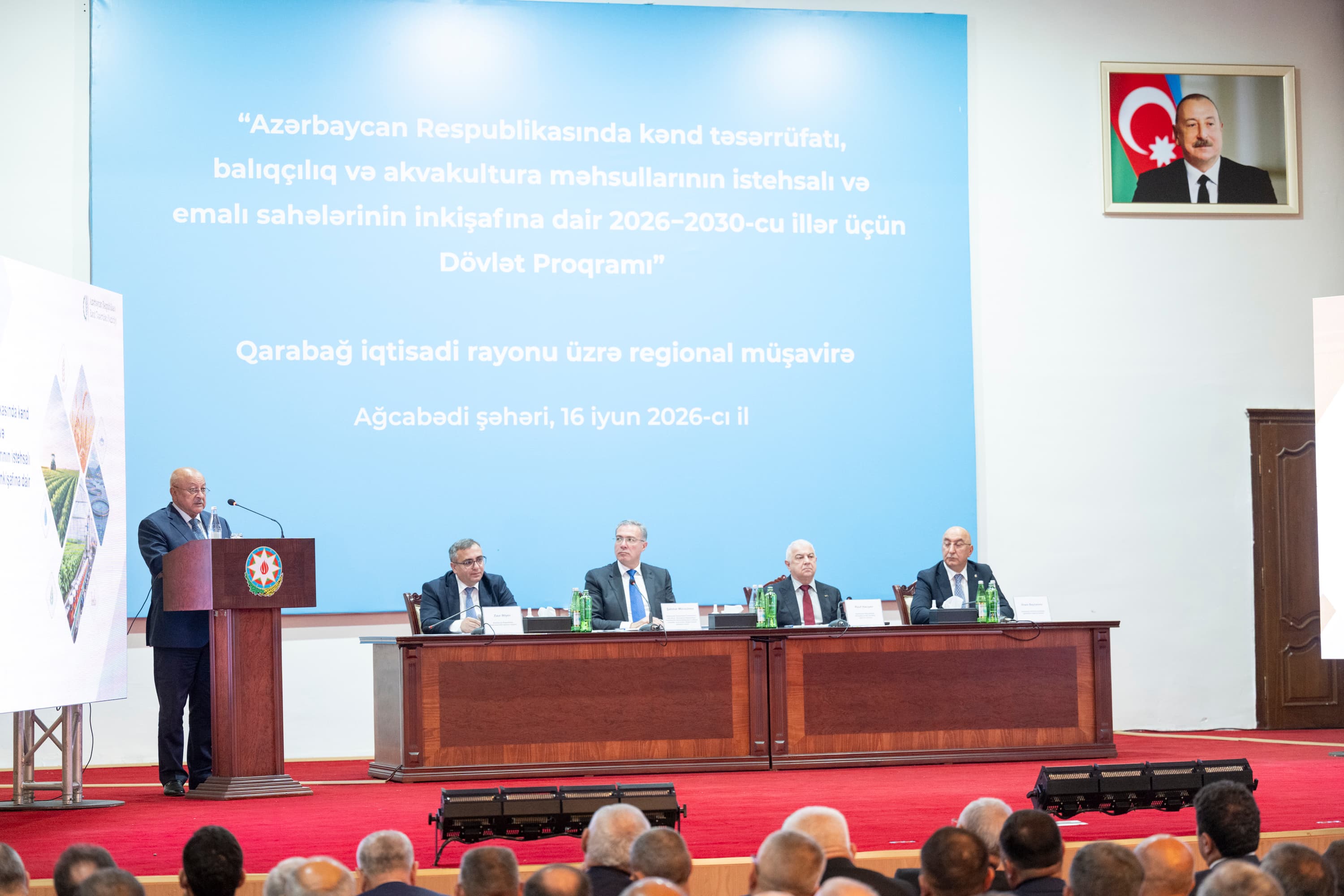 Ağcabədidə aqrar sahədə yeni Dövlət Proqramının müzakirəsi ilə bağlı regional müşavirə keçirilib — 17