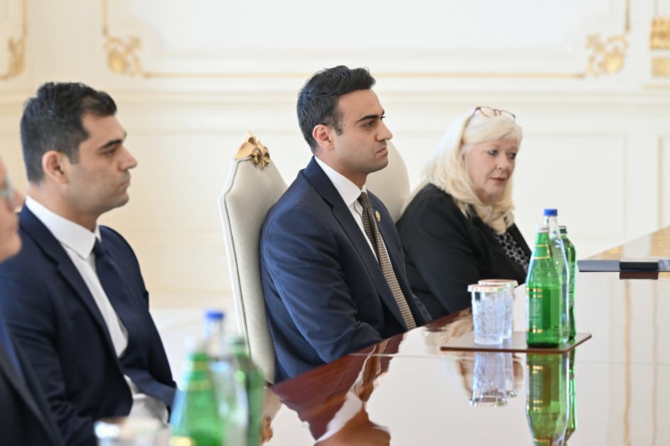Prezident İlham Əliyev ABŞ Konqresinin Nümayəndələr Palatasının üzvünü qəbul edib — 3