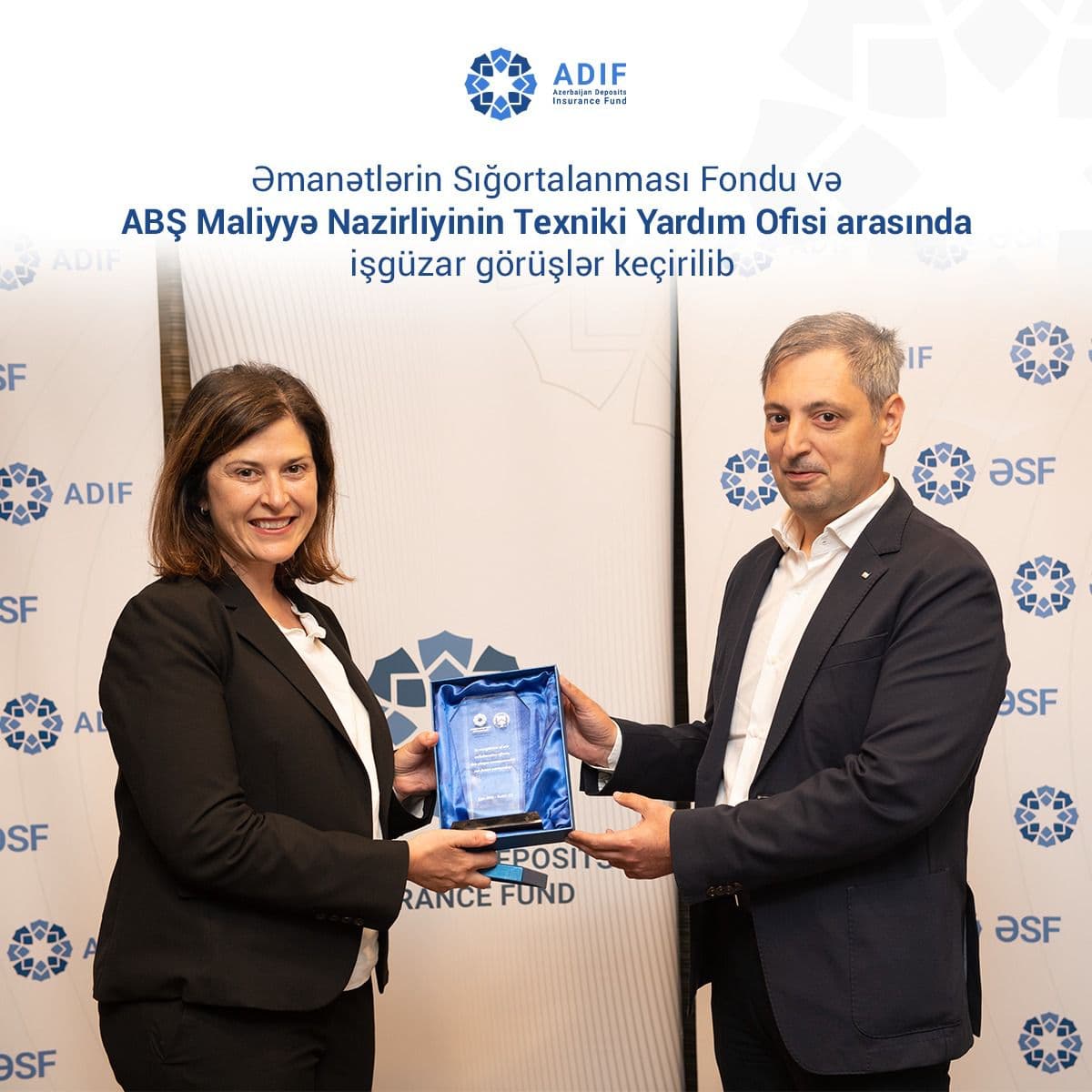 Əmanətlərin Sığortalanması Fondu və ABŞ Maliyyə Nazirliyinin Texniki Yardım Ofisi arasında işgüzar görüşlər keçirilib — 3