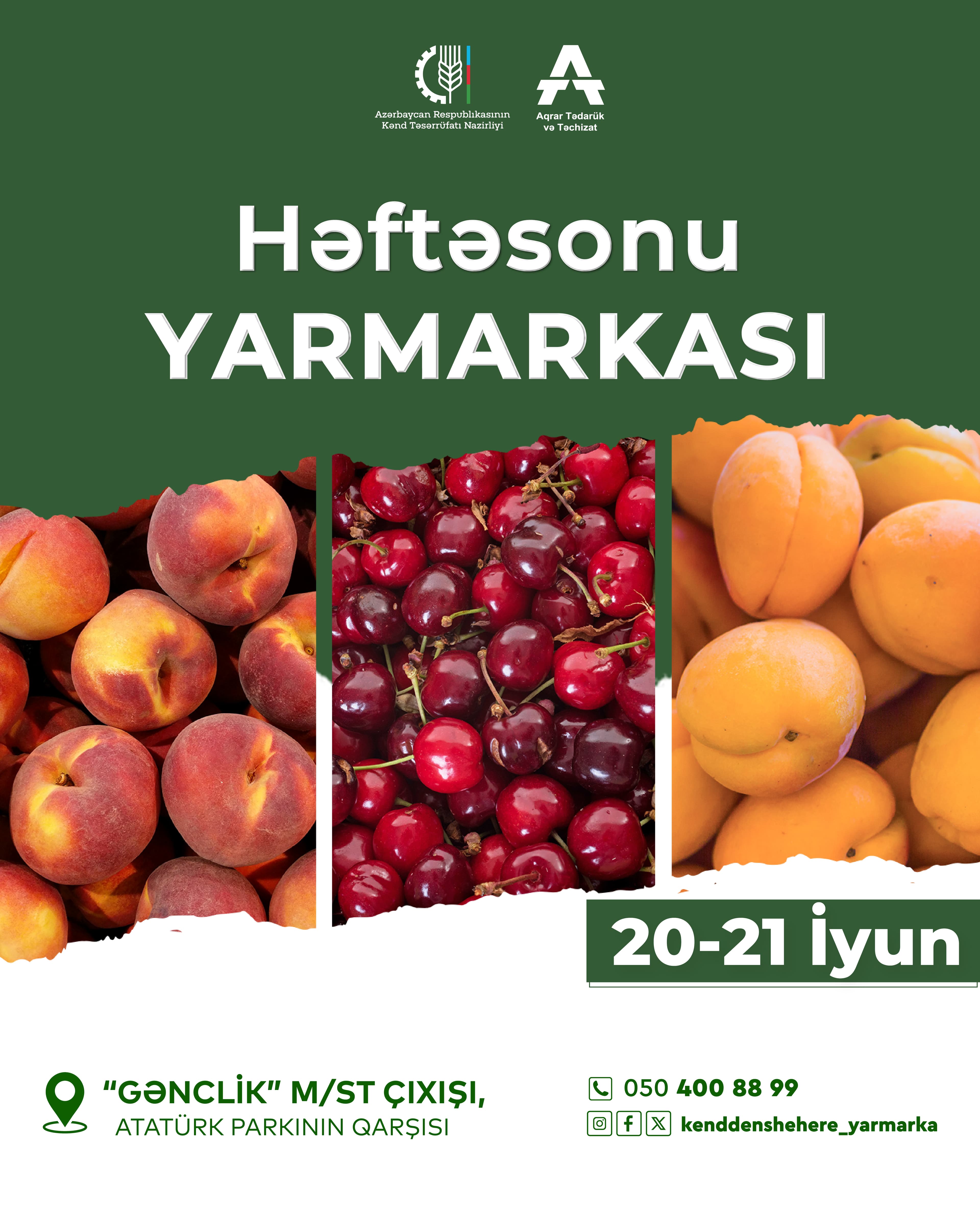 Bakıda növbəti “Kənddən Şəhərə” Həftəsonu yarmarkası təşkil olunacaq — 2