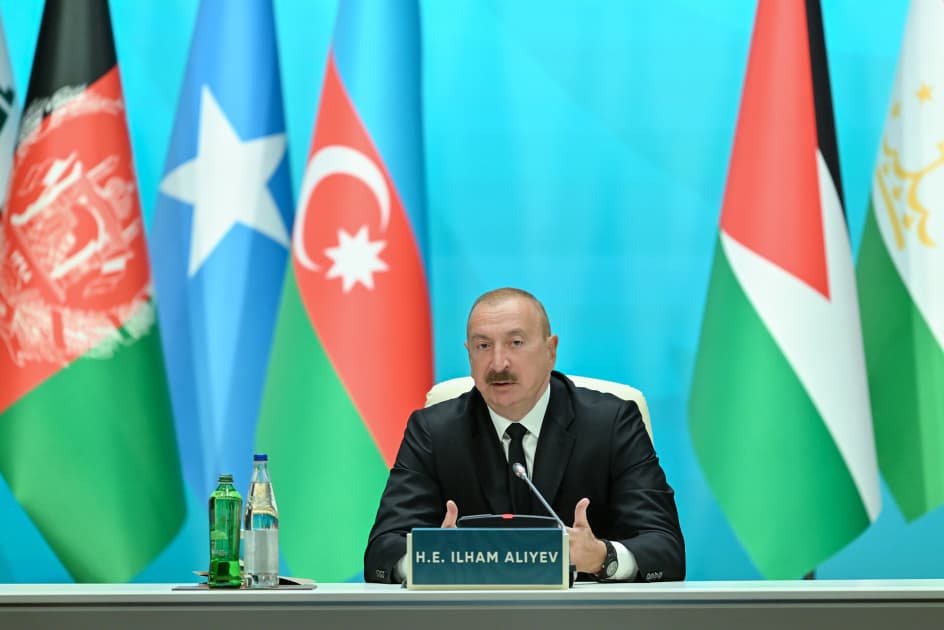 Prezident İlham Əliyevin iştirakı ilə Bakıda İslam İnkişaf Bankı Qrupunun 2026-cı il üzrə İllik Toplantılarının açılış mərasimi keçirilib - Şəkil 11