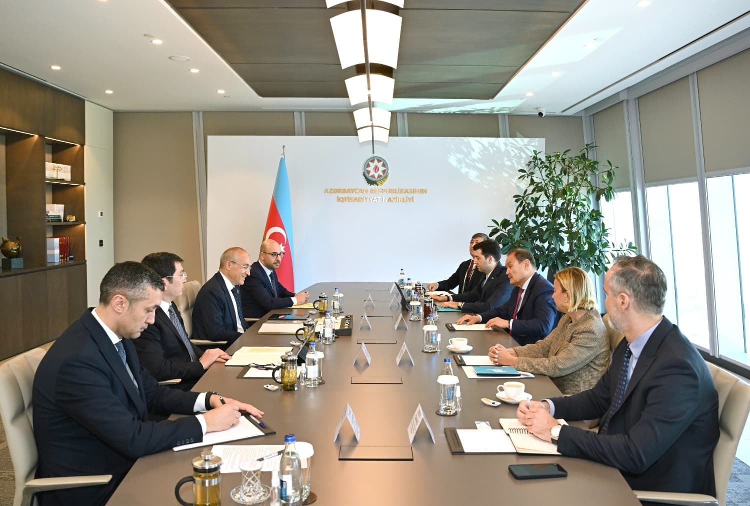 Türk İnvestisiya Fondunun rəhbərliyi ilə görüş keçirilib — 3