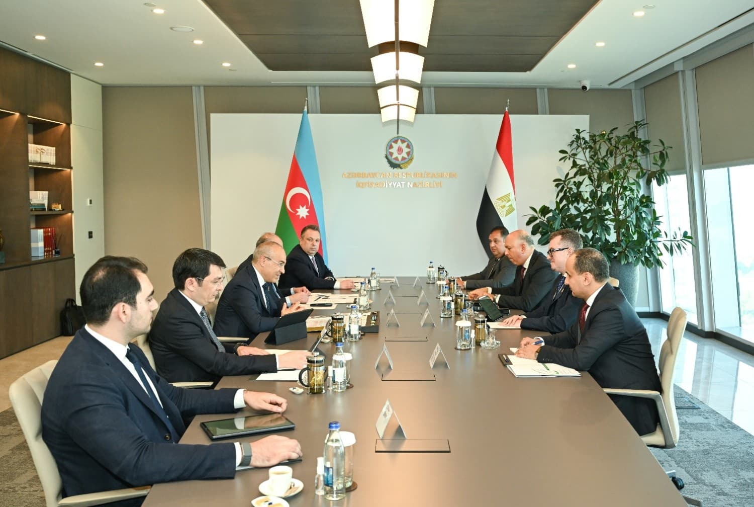 Misirin planlaşdırma və iqtisadi inkişaf naziri ilə görüş keçirilib — 3
