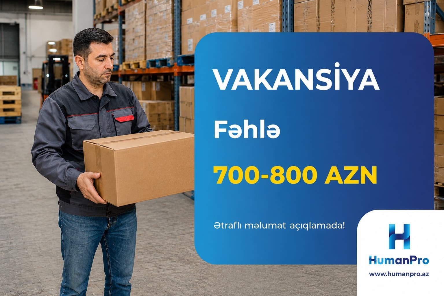 Fəhlə vakansiyası