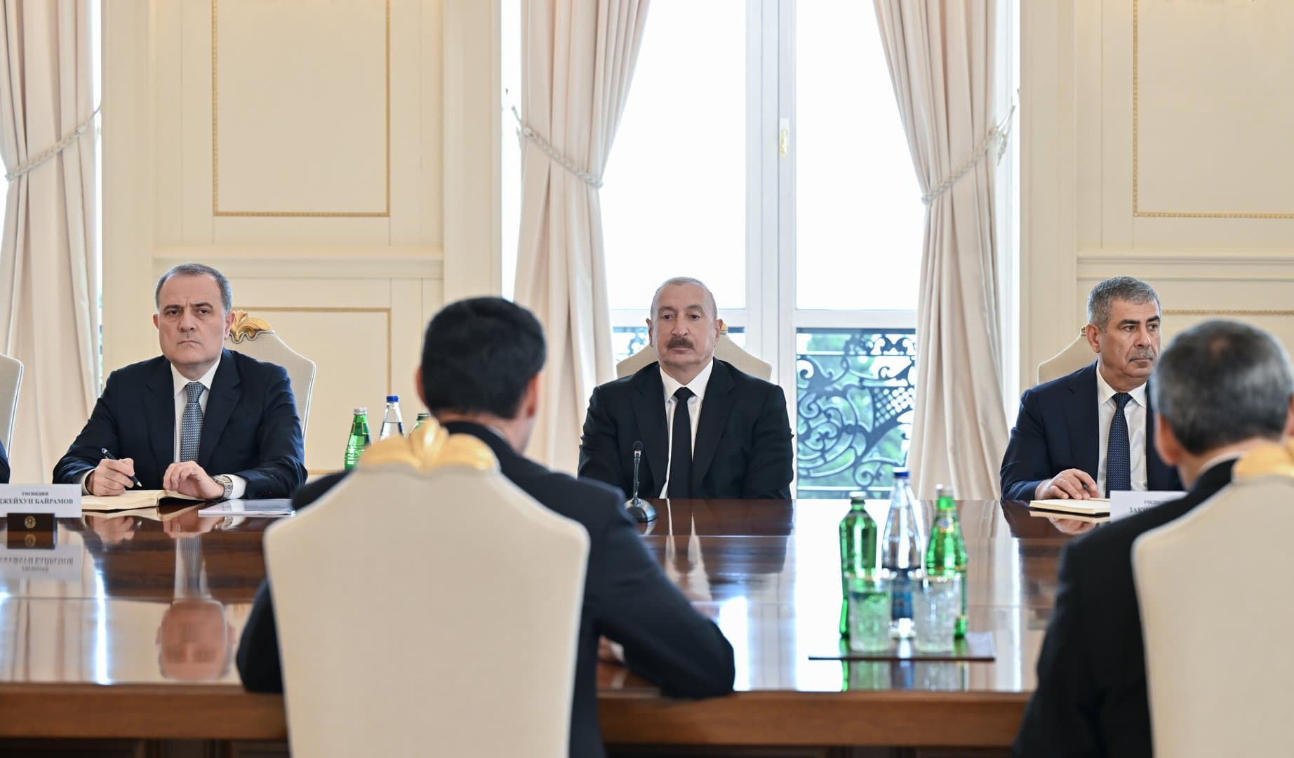 Prezident İlham Əliyevin Türkmənistan Prezidenti ilə geniş tərkibdə görüşü olub - Şəkil 5
