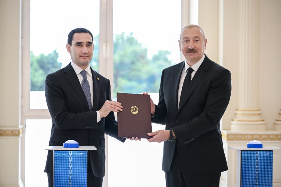 Azərbaycan və Türkmənistan liderləri “Dostlug” tankerinin onlayn təqdimatını izləyib — 2
