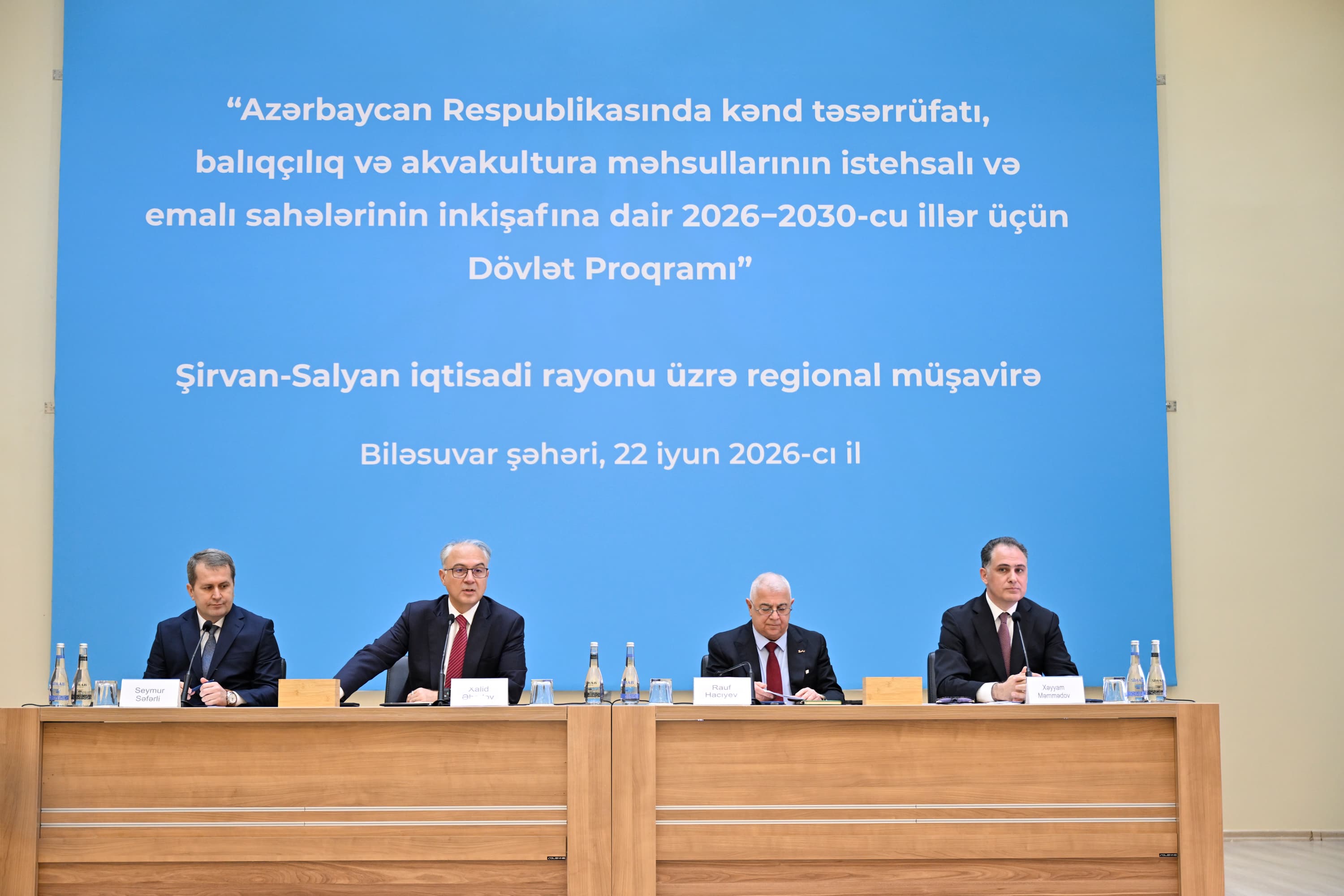 Biləsuvarda aqrar sahədə yeni Dövlət Proqramının müzakirəsi ilə bağlı regional müşavirə keçirilib — 22