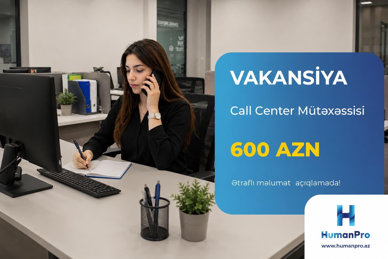 Call Center Mütəxəssisi vakansiyası — 2