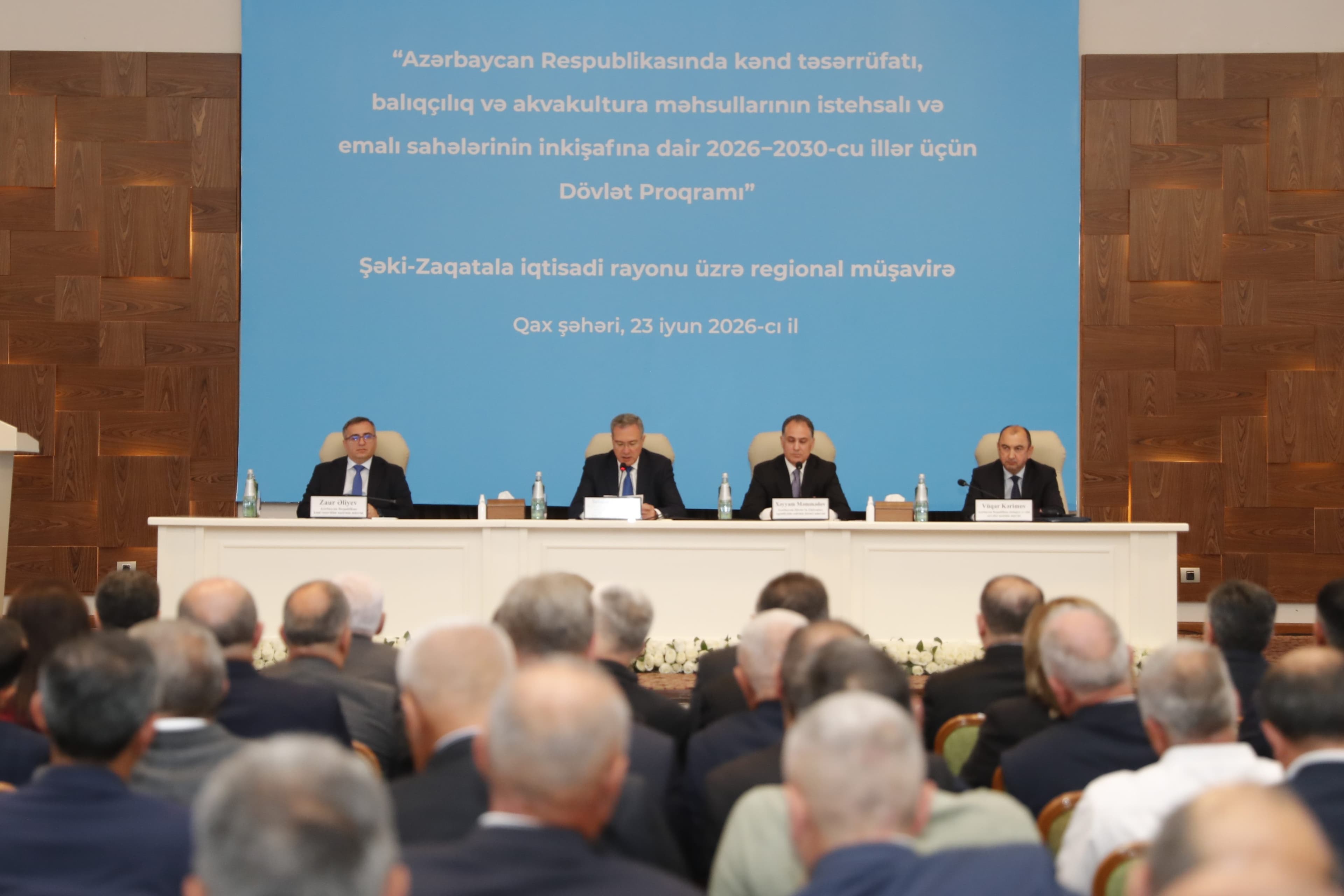 Qaxda aqrar sahədə yeni Dövlət Proqramının müzakirəsi ilə bağlı regional müşavirə keçirilib — 4