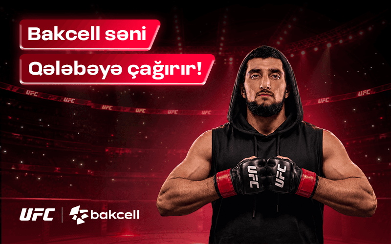 Bakcell UFC Baku tədbirinin əsas tərəfdaşıdır
