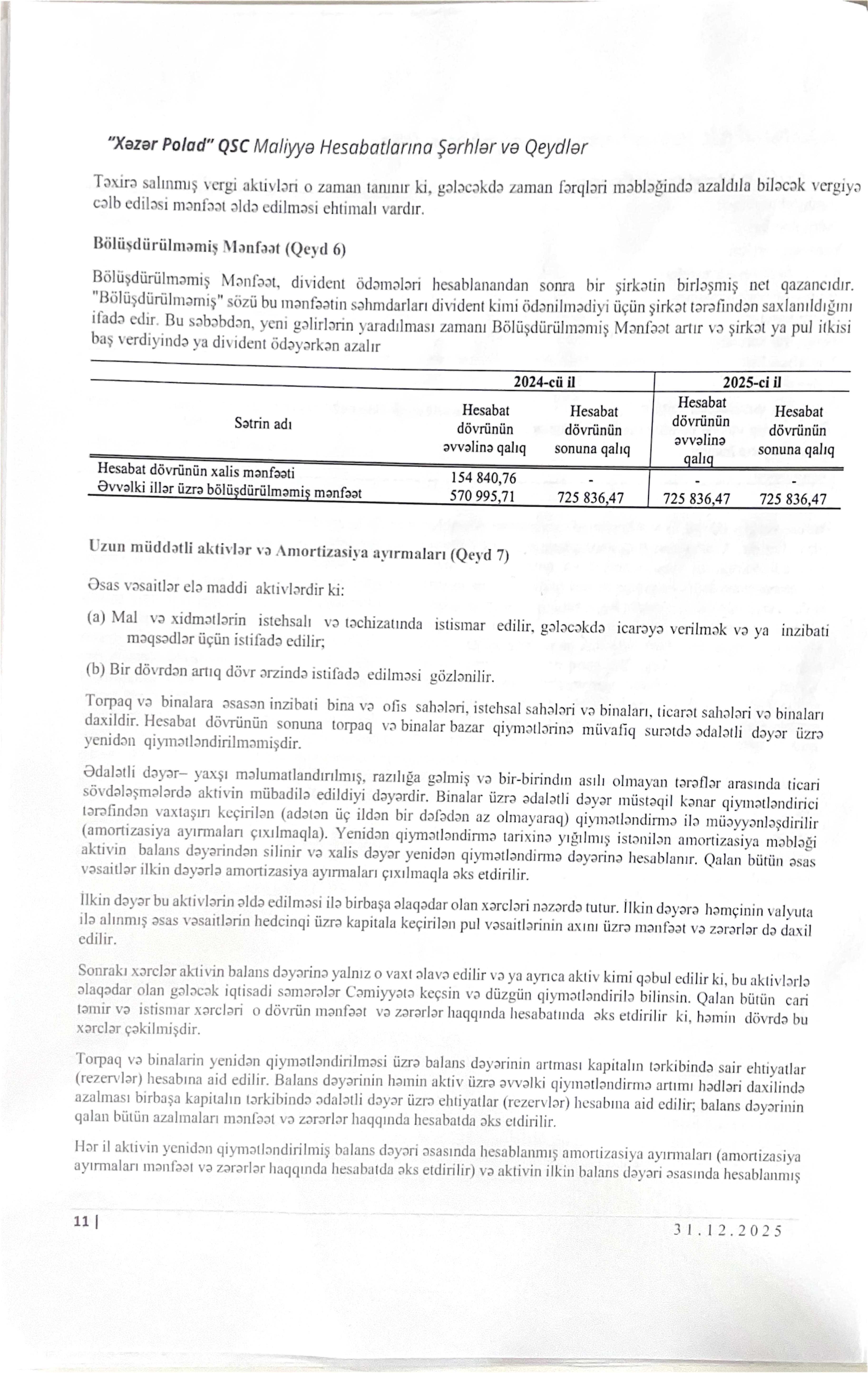 Audit hesabatı — 7