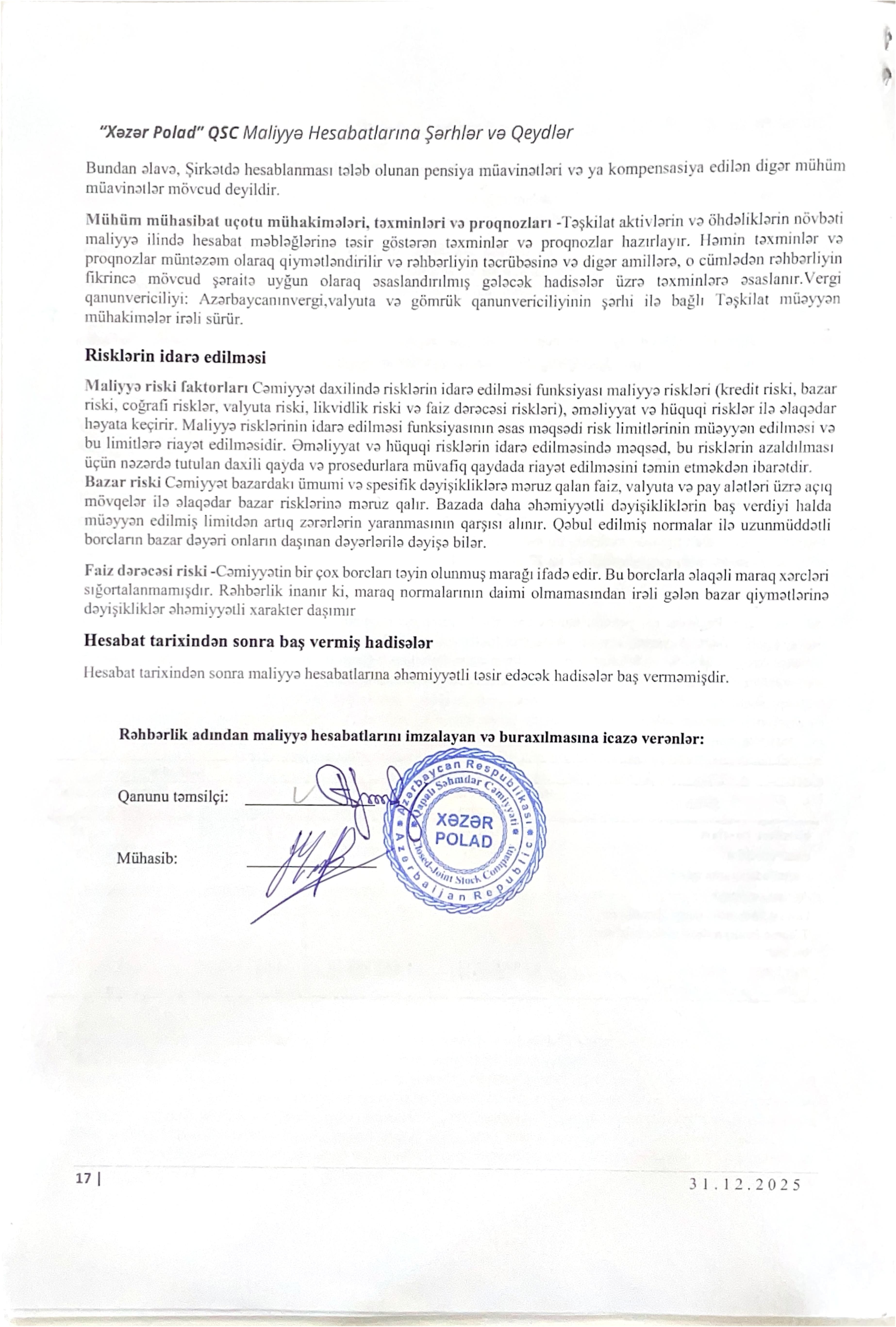 Audit hesabatı — 13