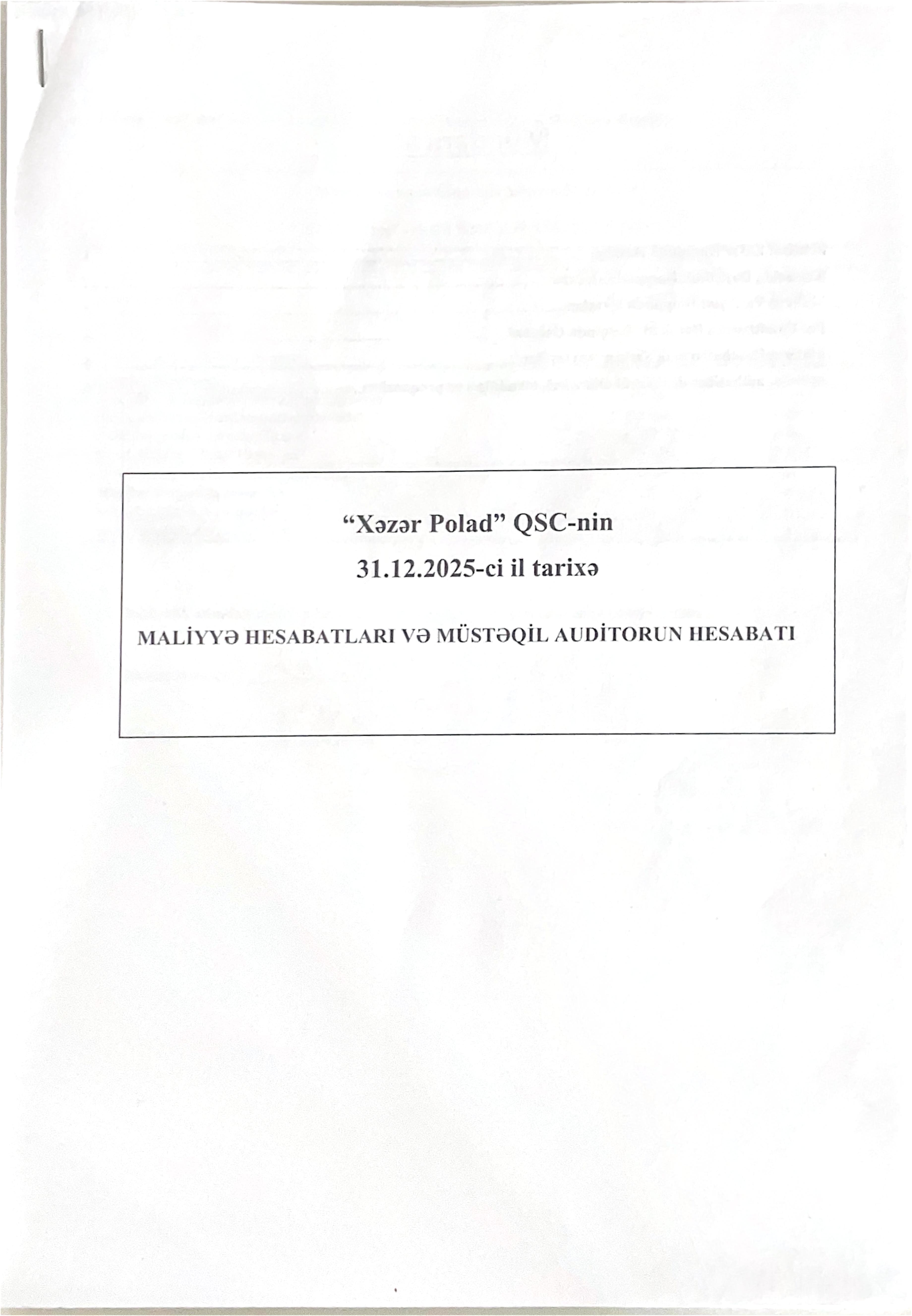 Audit hesabatı — 14