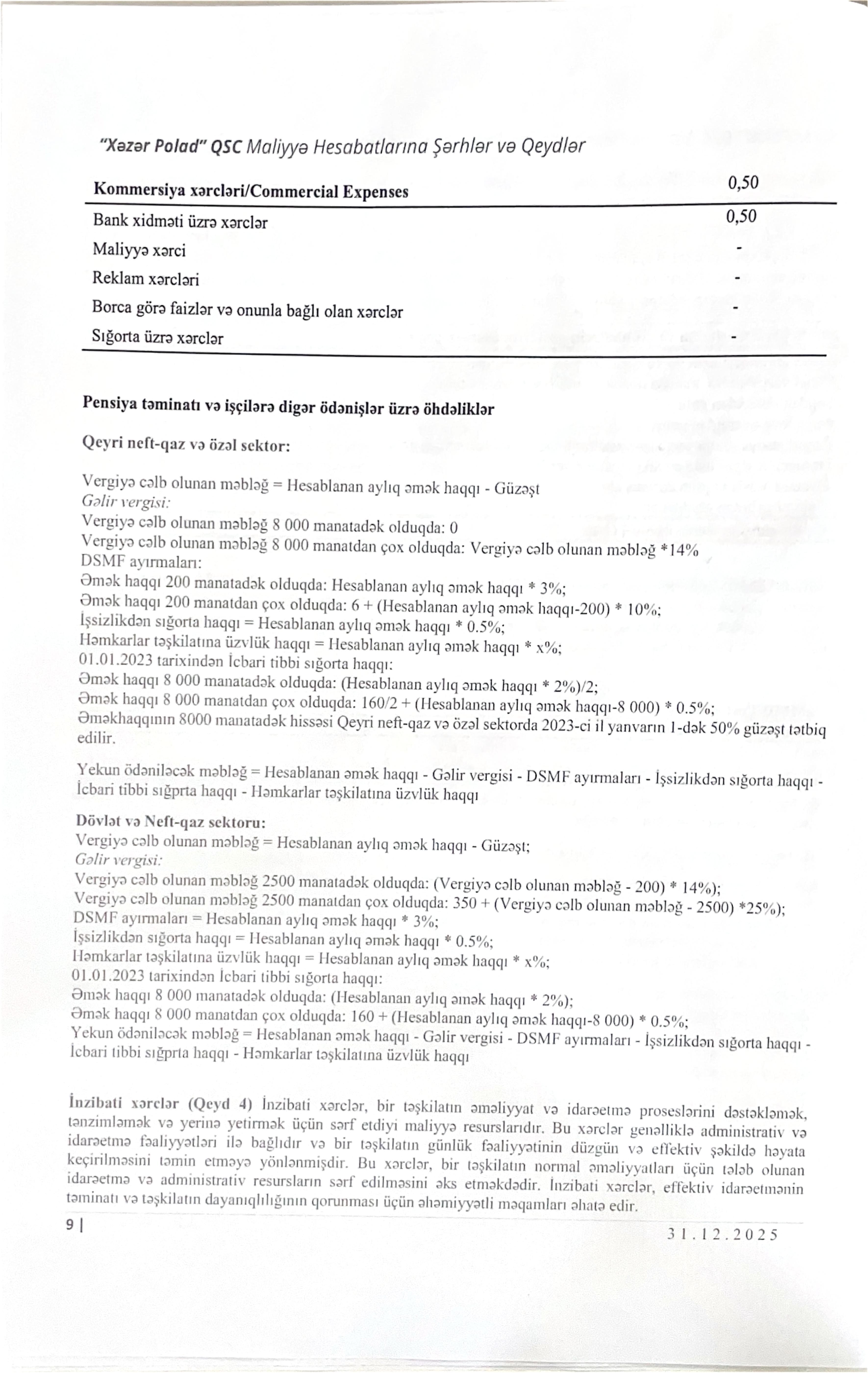Audit hesabatı — 23