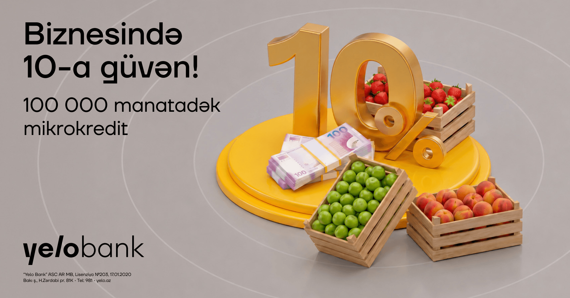 Yelo Bank-dan mikro bizneslərə yay dəstəyi! — 2