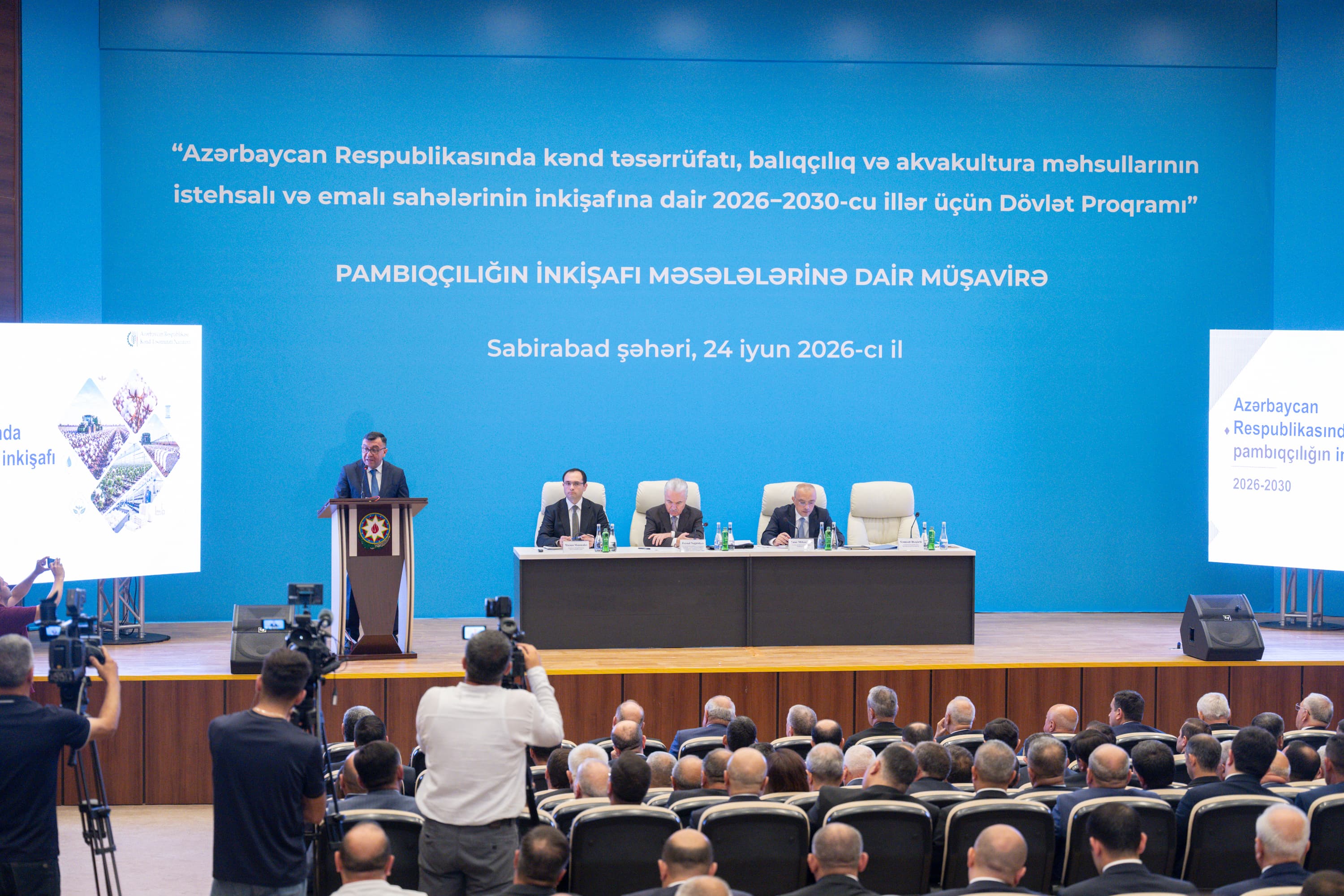 Sabirabadda pambıqçılığın inkişafına həsr olunmuş regional müşavirə keçirilib — 12