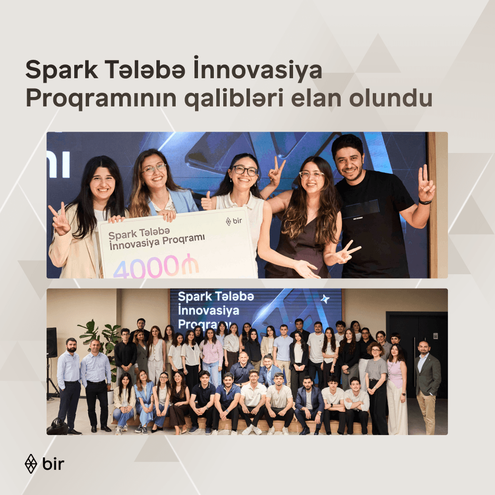 Bir ekosistemi “Spark Tələbə İnnovasiya Proqramı”nın qaliblərini elan etdi — 2