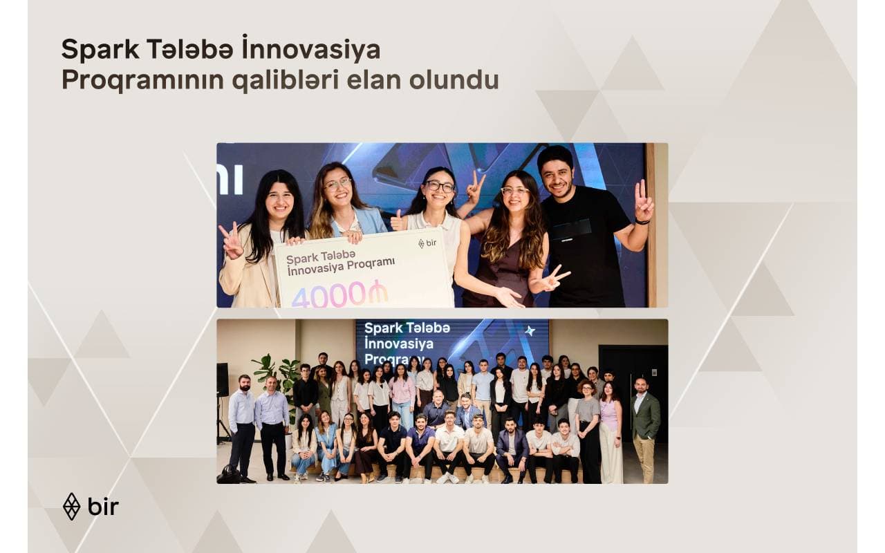 Bir ekosistemi “Spark Tələbə İnnovasiya Proqramı”nın qaliblərini elan etdi