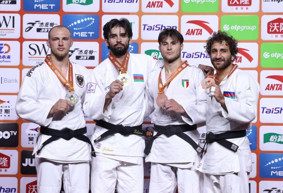 Azərbaycan cüdoçuları Qran-Prinin ikinci günündə qızıl və bürünc medal qazanıblar