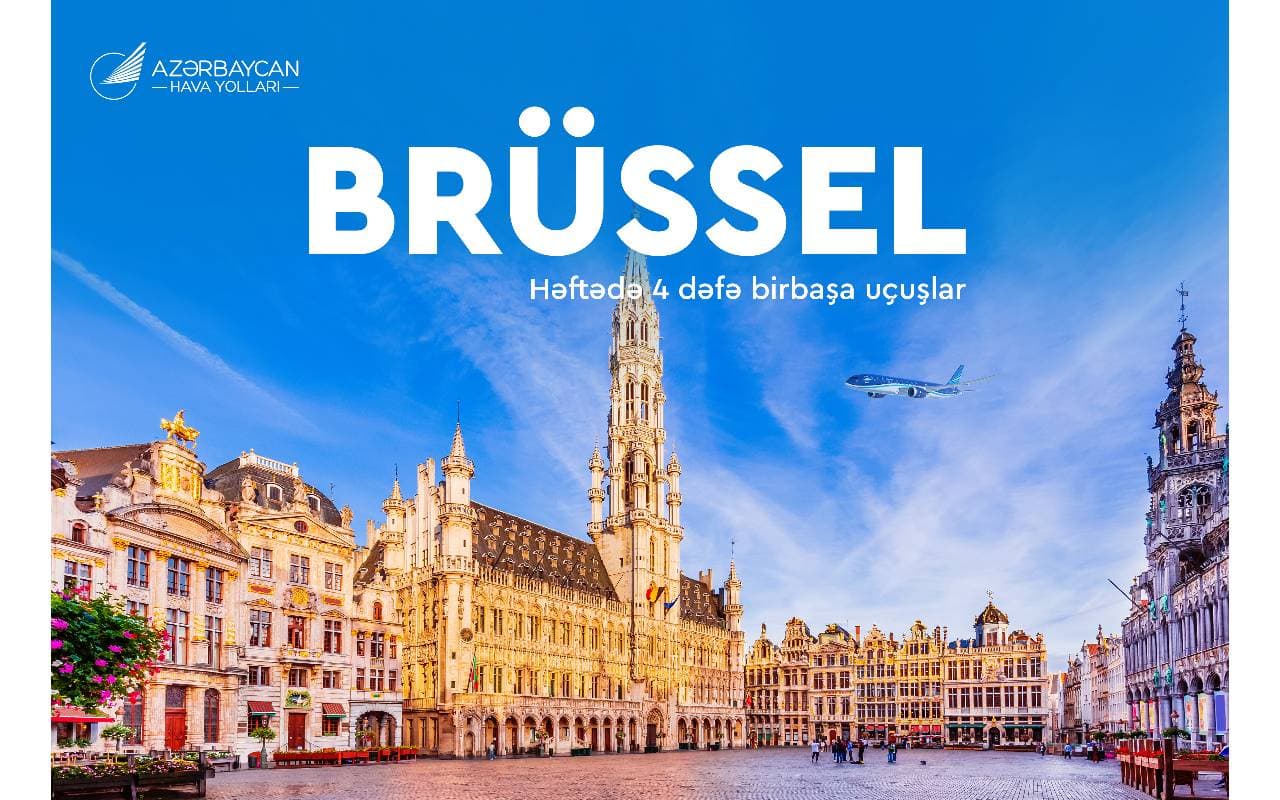 AZAL Bakı–Brüssel Birbaşa Uçuşlarına Başlayır