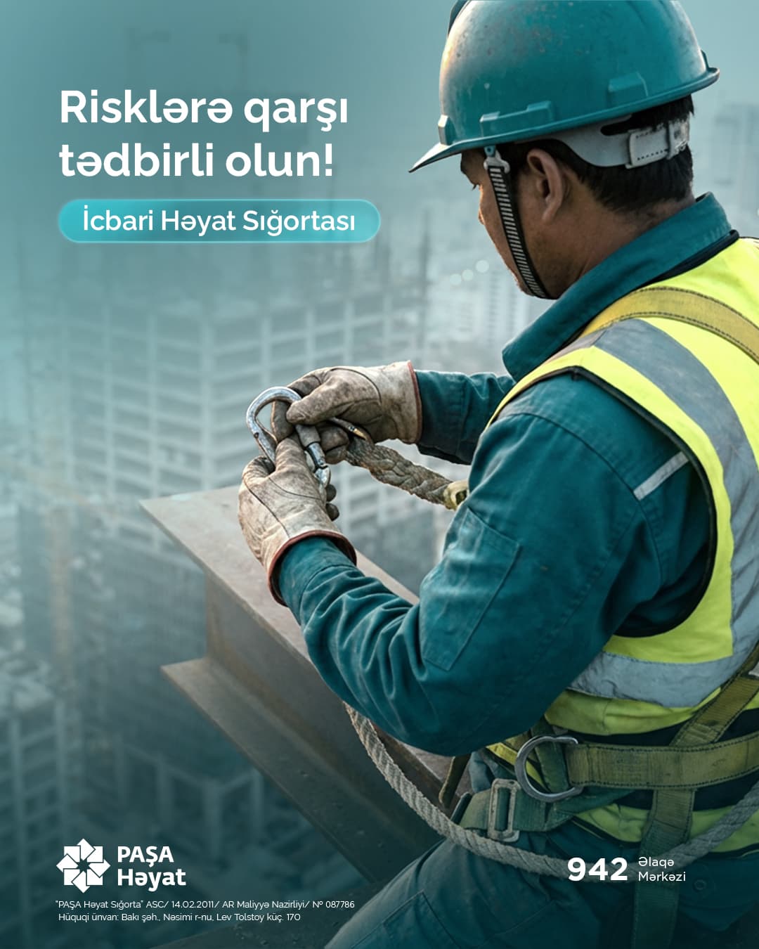 "PAŞA Həyat Sığorta" əmək qabiliyyətini itirmiş şəxsə sığorta ödənişi etdi. - Şəkil 1