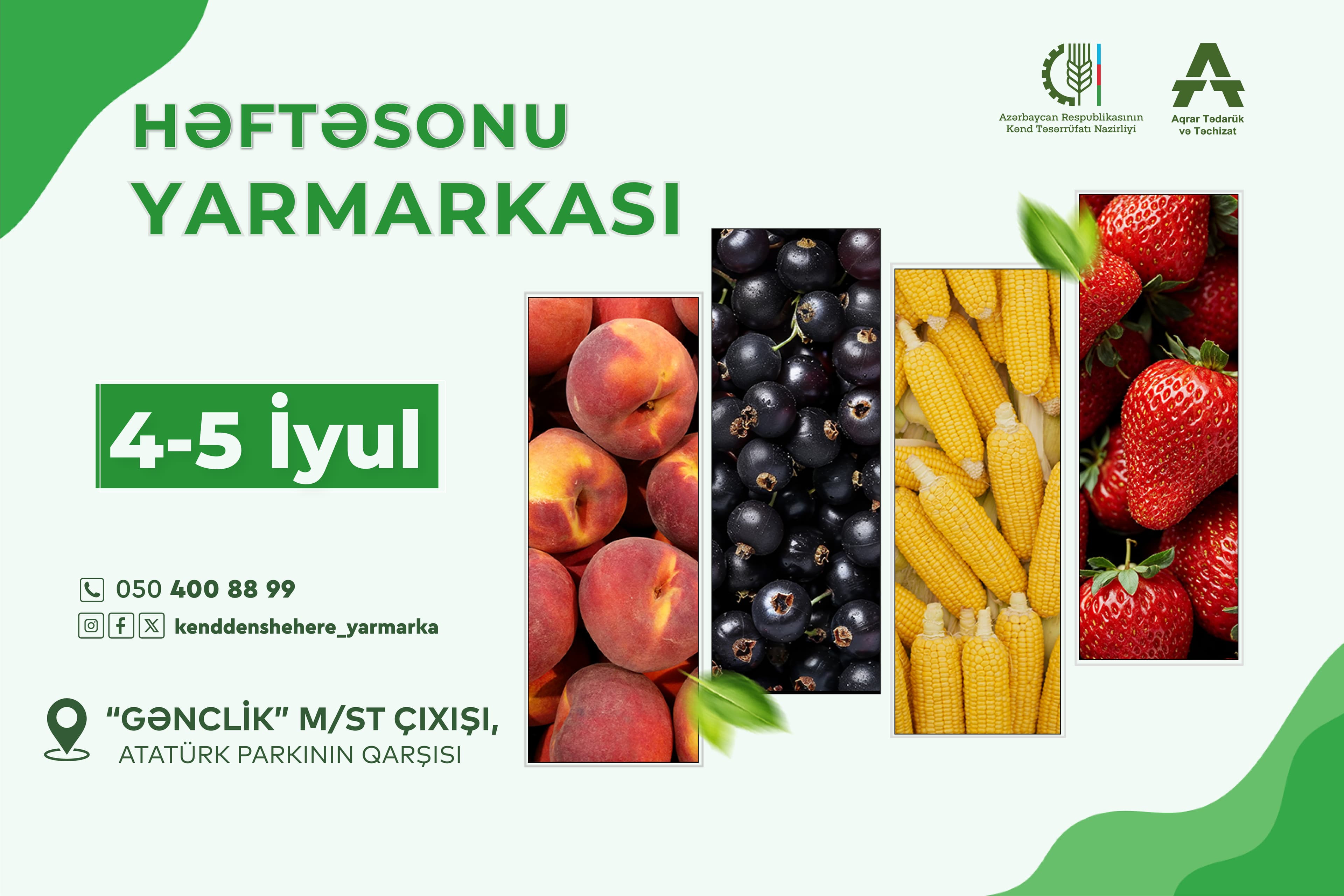 Bakıda növbəti “Kənddən Şəhərə” həftəsonu yarmarkası keçiriləcək — 2