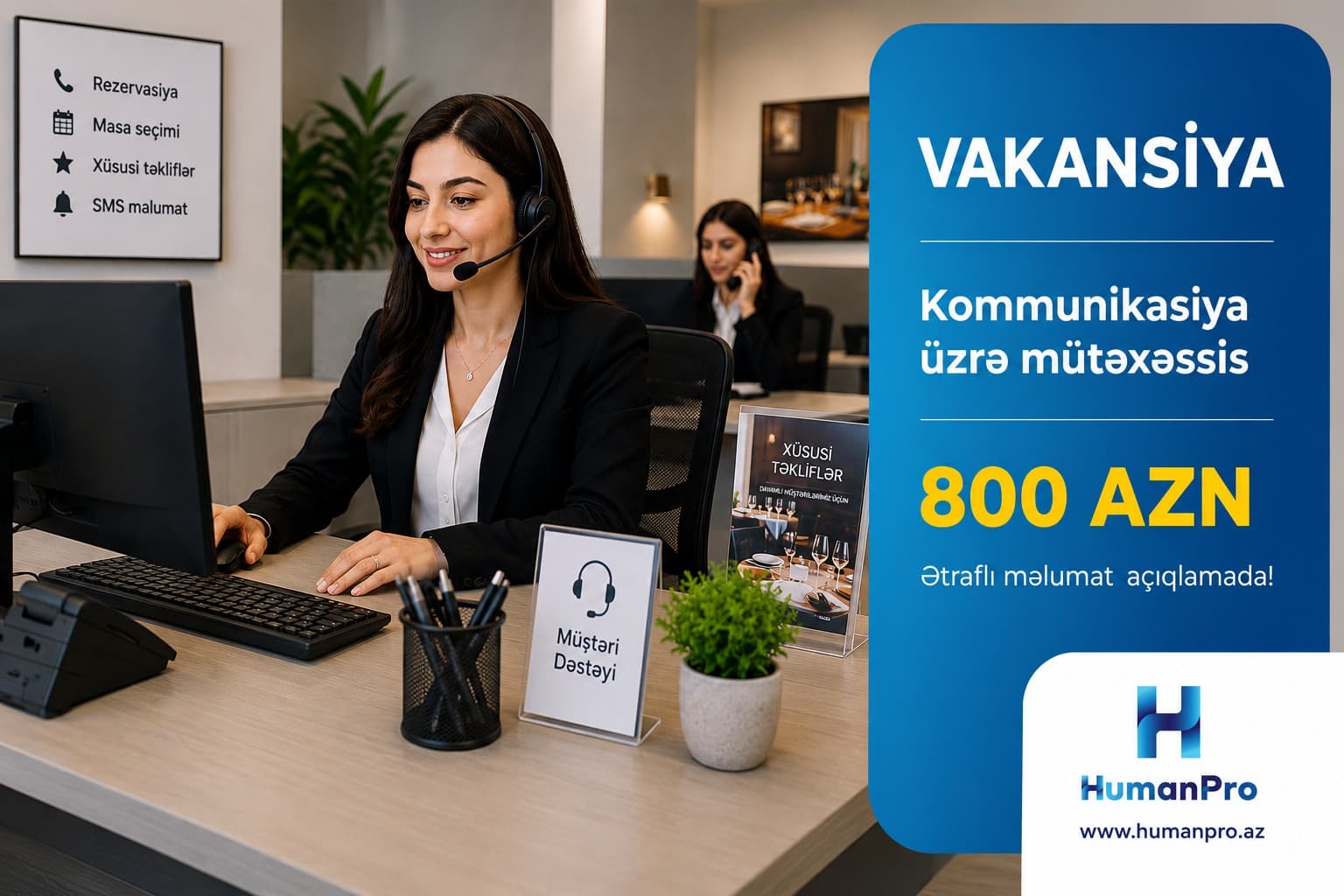 Kommunikasiya üzrə mütəxəssis vakansiyası - Şəkil 1