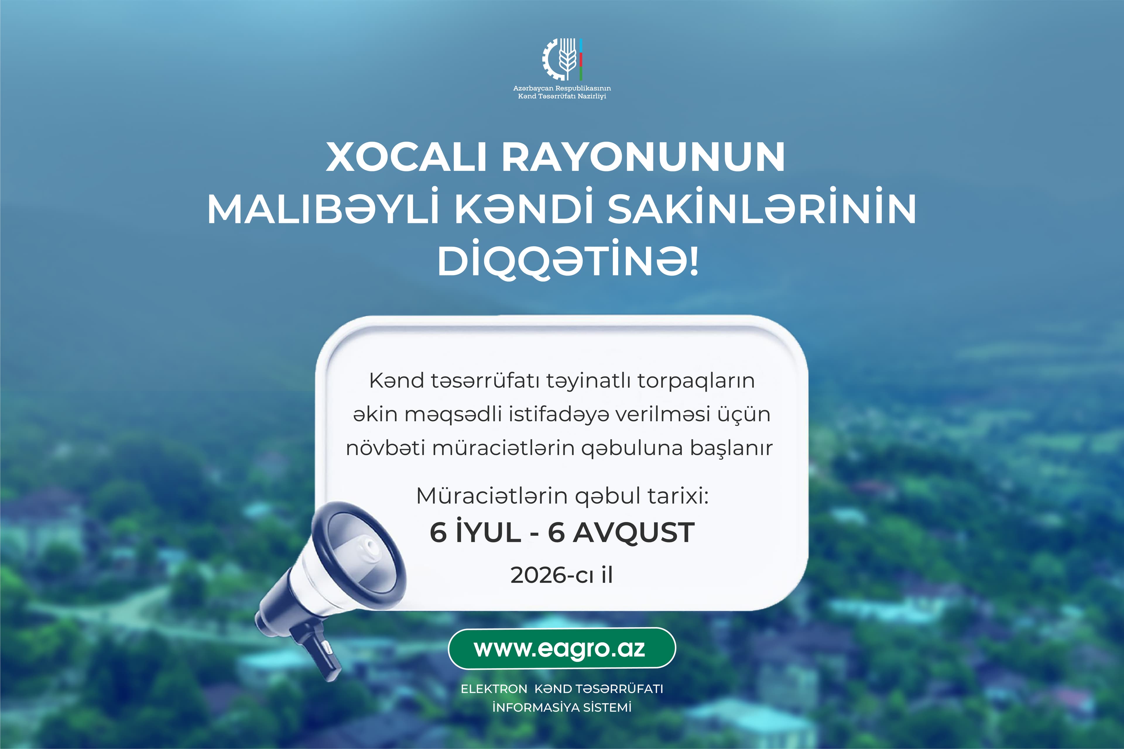 Xocalının Malıbəyli kəndində əkin üçün torpaq icarəsinə müraciətlər başlayır - Şəkil 1