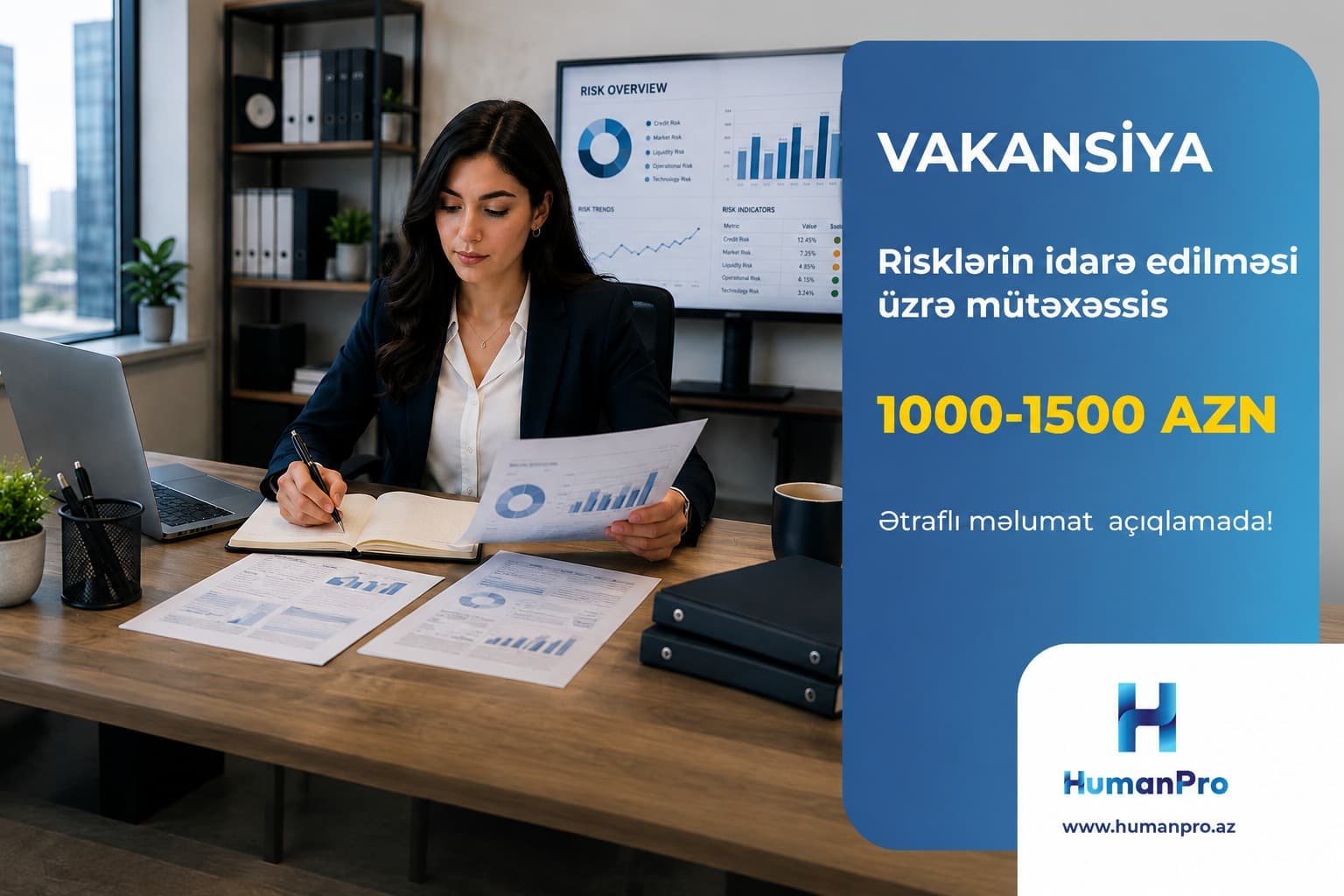 Risklərin idarə edilməsi üzrə mütəxəssis vakansiyası — 2