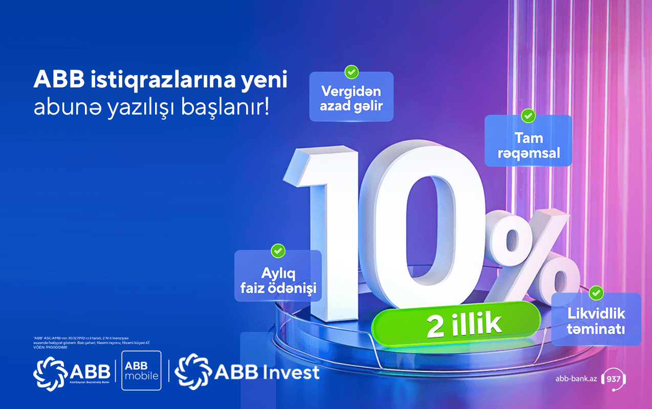 ABB istiqraz emissiyasının növbəti mərhələsinə start verir! — 2