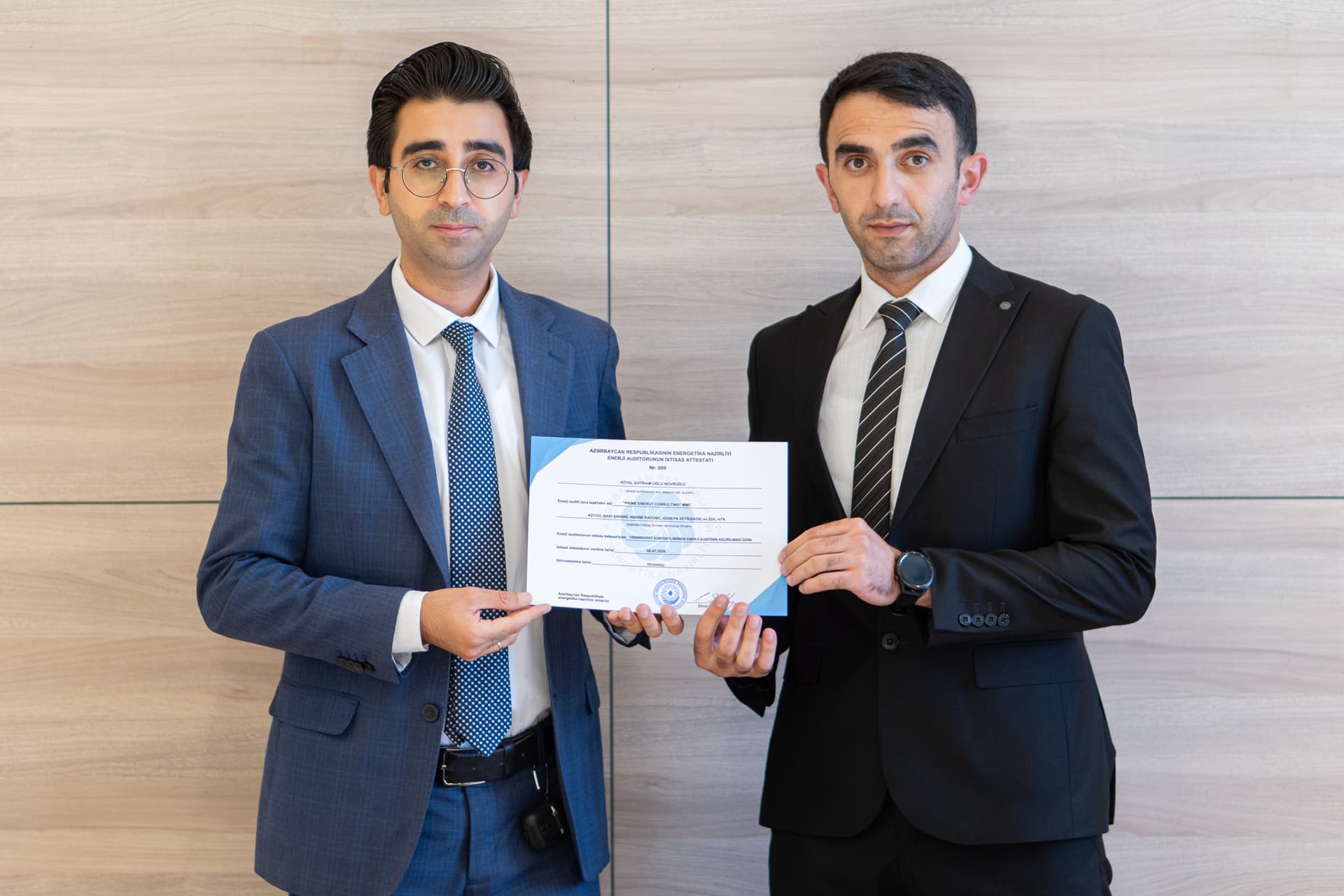Növbəti enerji auditorlarına ixtisas attestatı təqdim edilib — 5